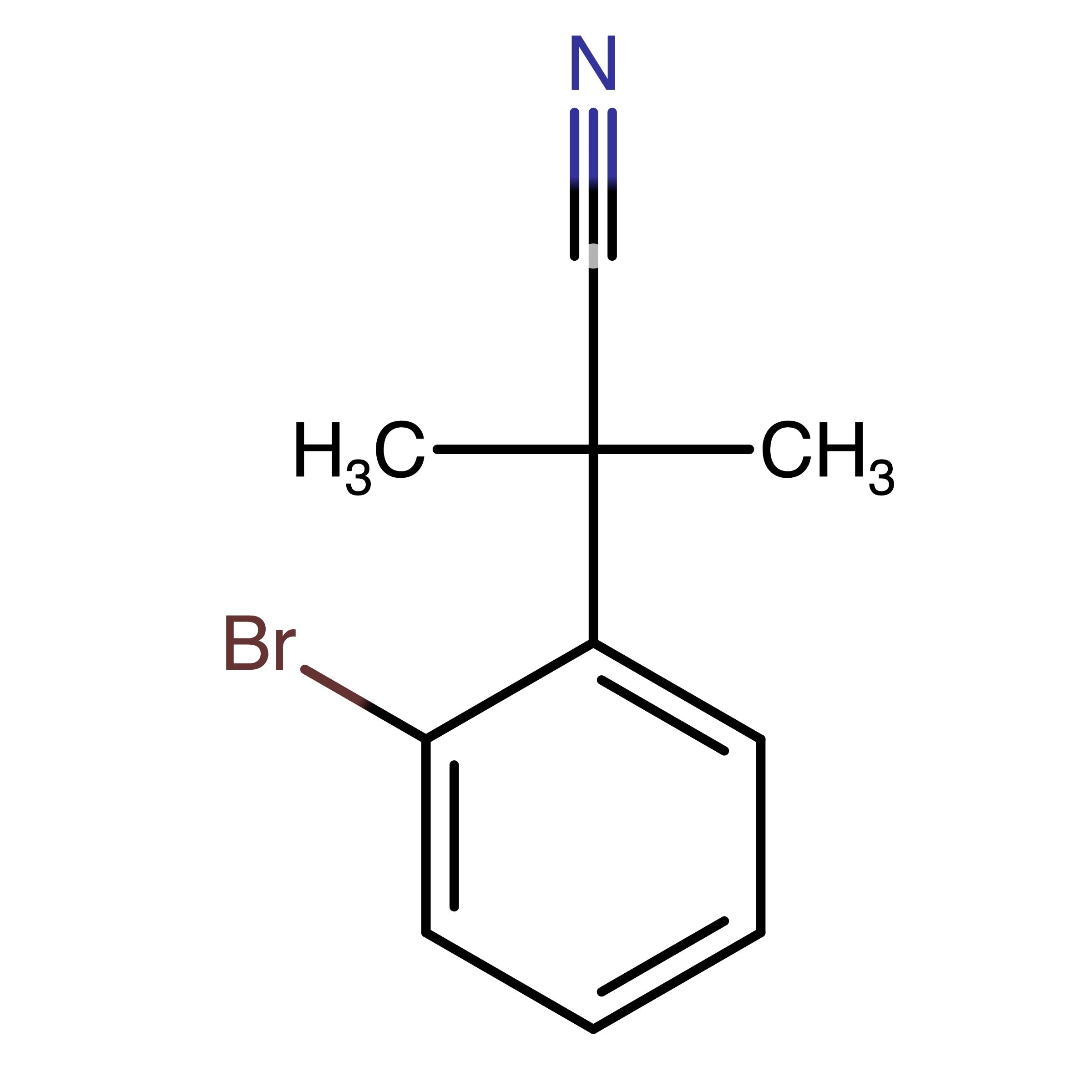 CAS 57775-06-1 | 2-(2-Bromophenyl)-2-methylpropanenitrile | MFCD11036582