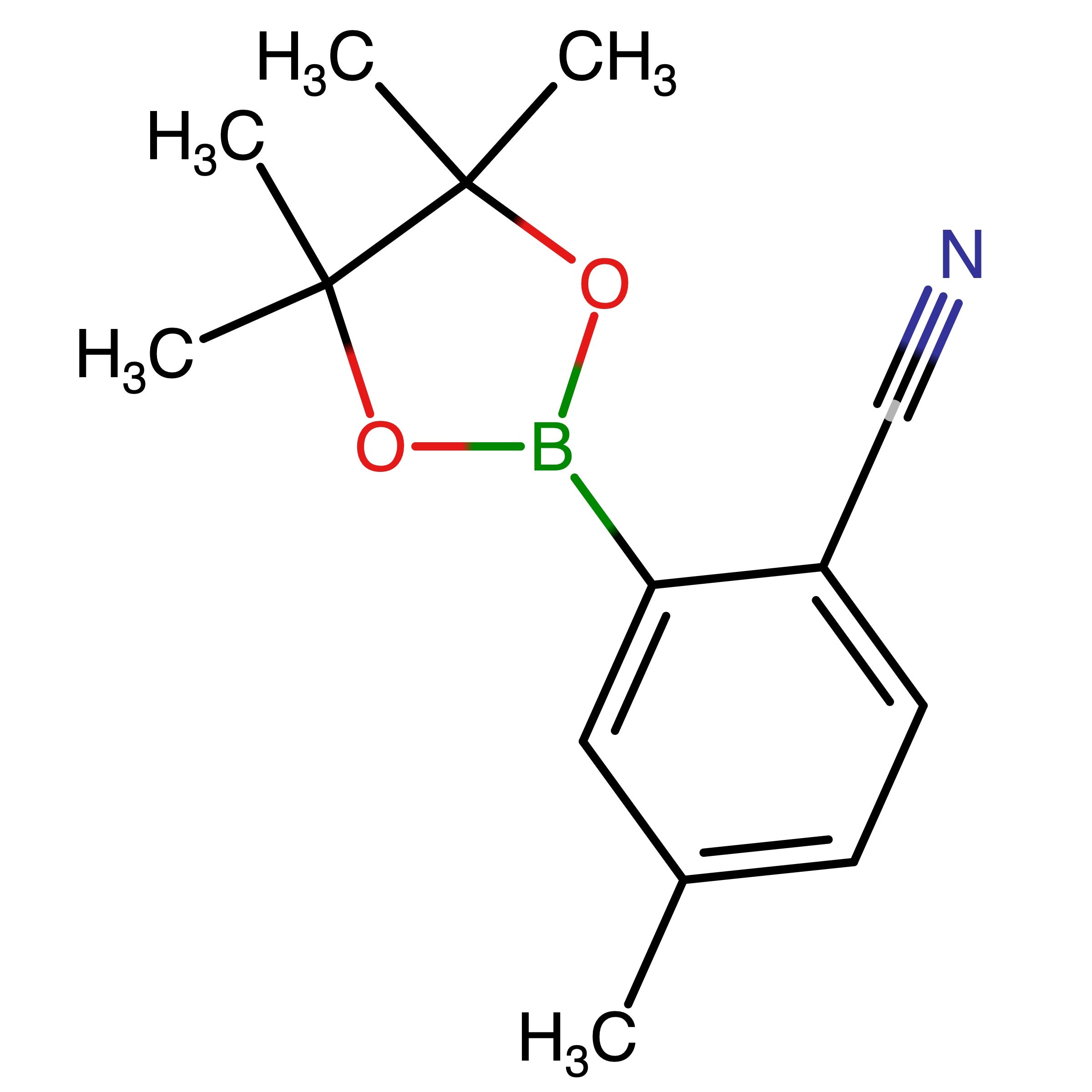 CAS 863868-22-8 | 4-Methyl-2-(4,4,5,5-tetramethyl-[1,3,2]dioxaborolan-2-yl)-benzonitrile | MFCD12407219