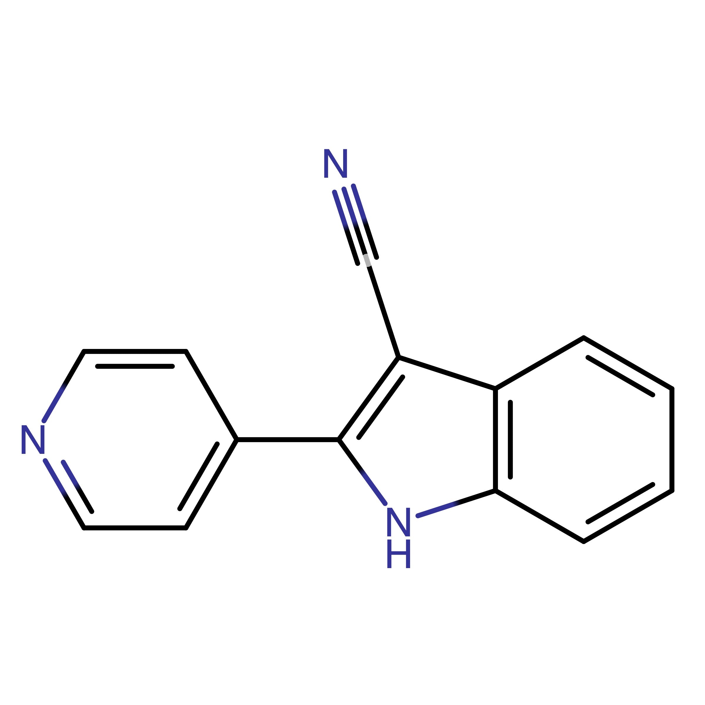 CAS 1982371-97-0 | 2-(4-Pyridinyl)-1H-indole-3-carbonitrile  | MFCD30829500