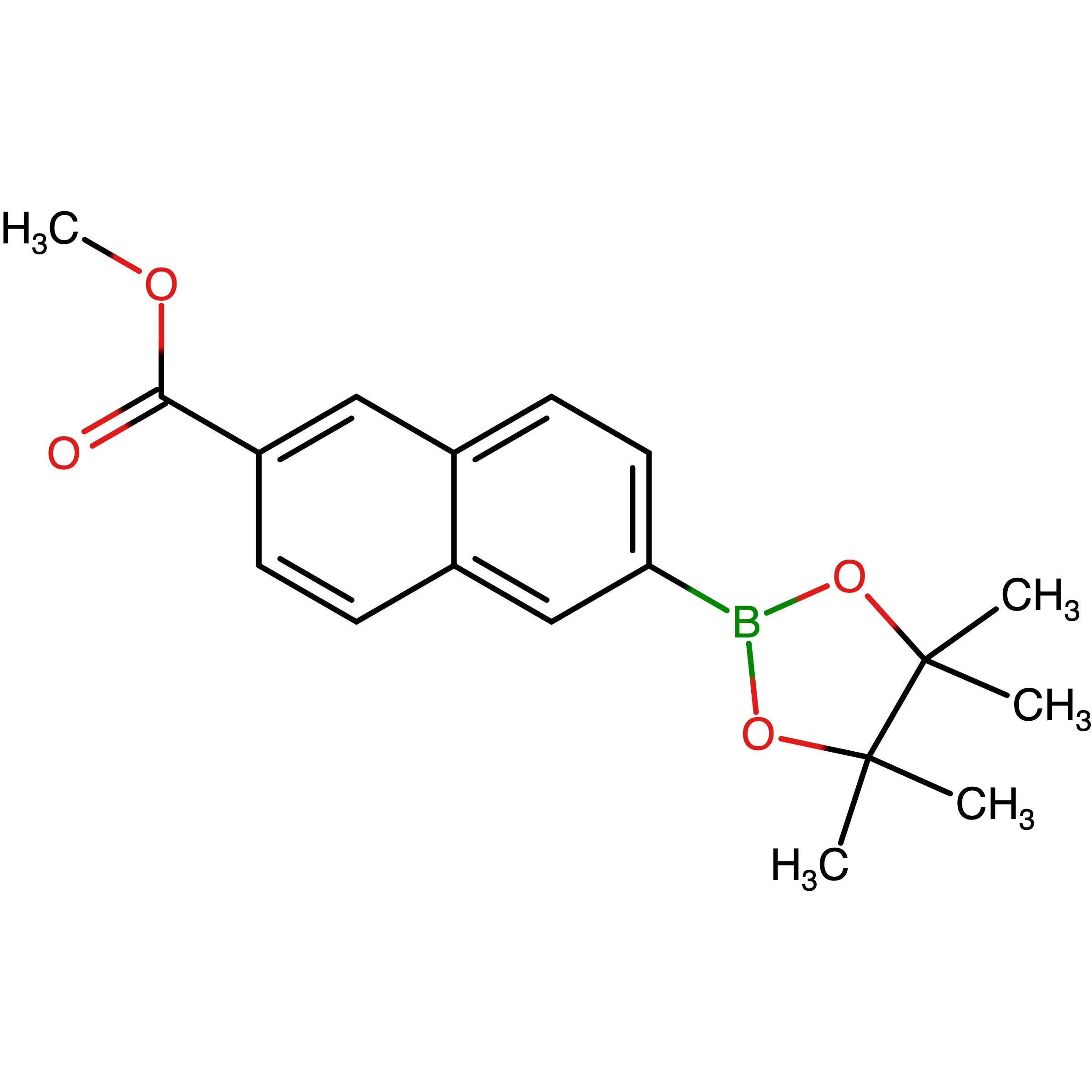 CAS 736989-93-8 | 6-(Methoxycarbonyl)naphthalene-2-boronic acid pinacol ester | MFCD18783177