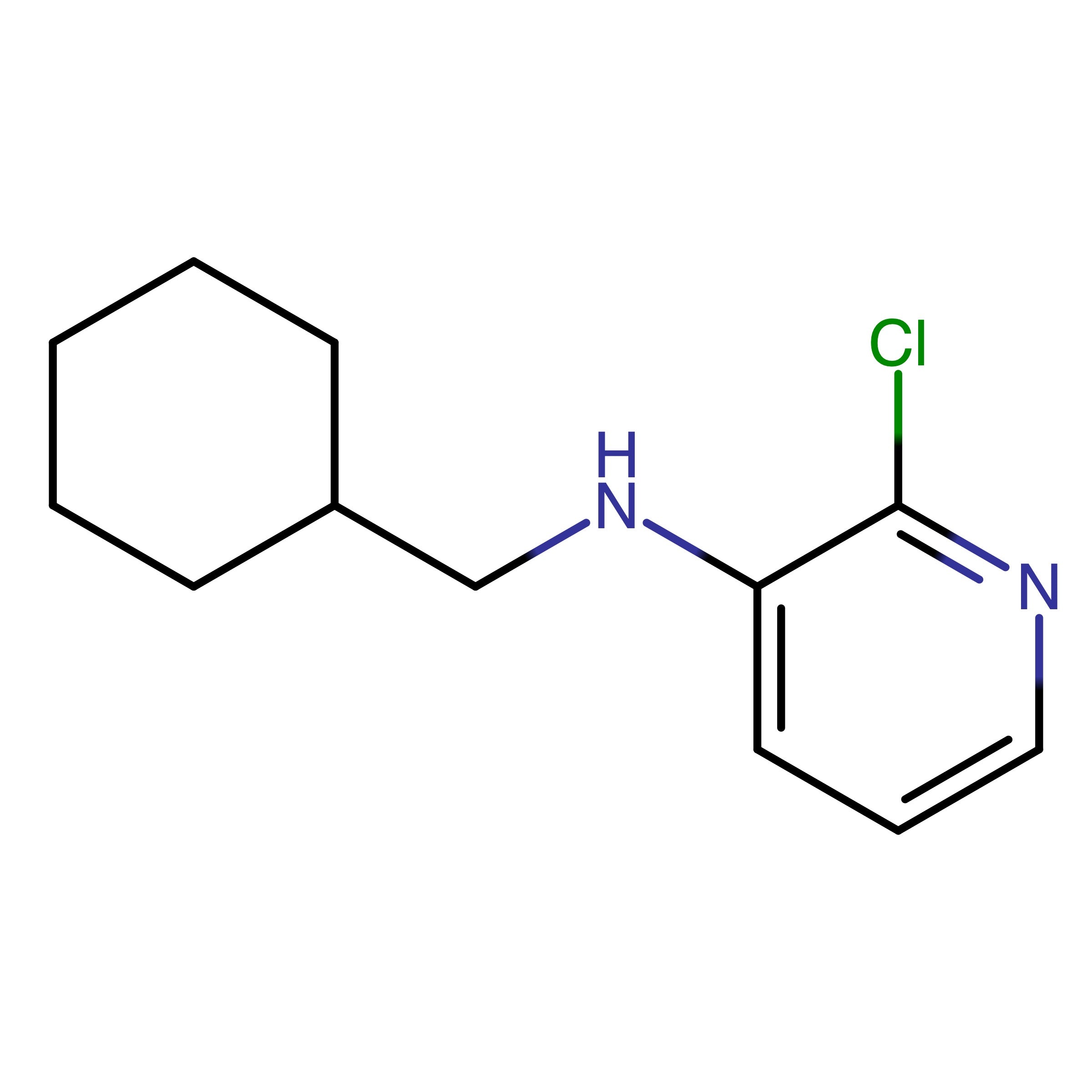 CAS 906371-81-1 | 2-chloro-N-(cyclohexylmethyl)pyridin-3-amine | MFCD12121042