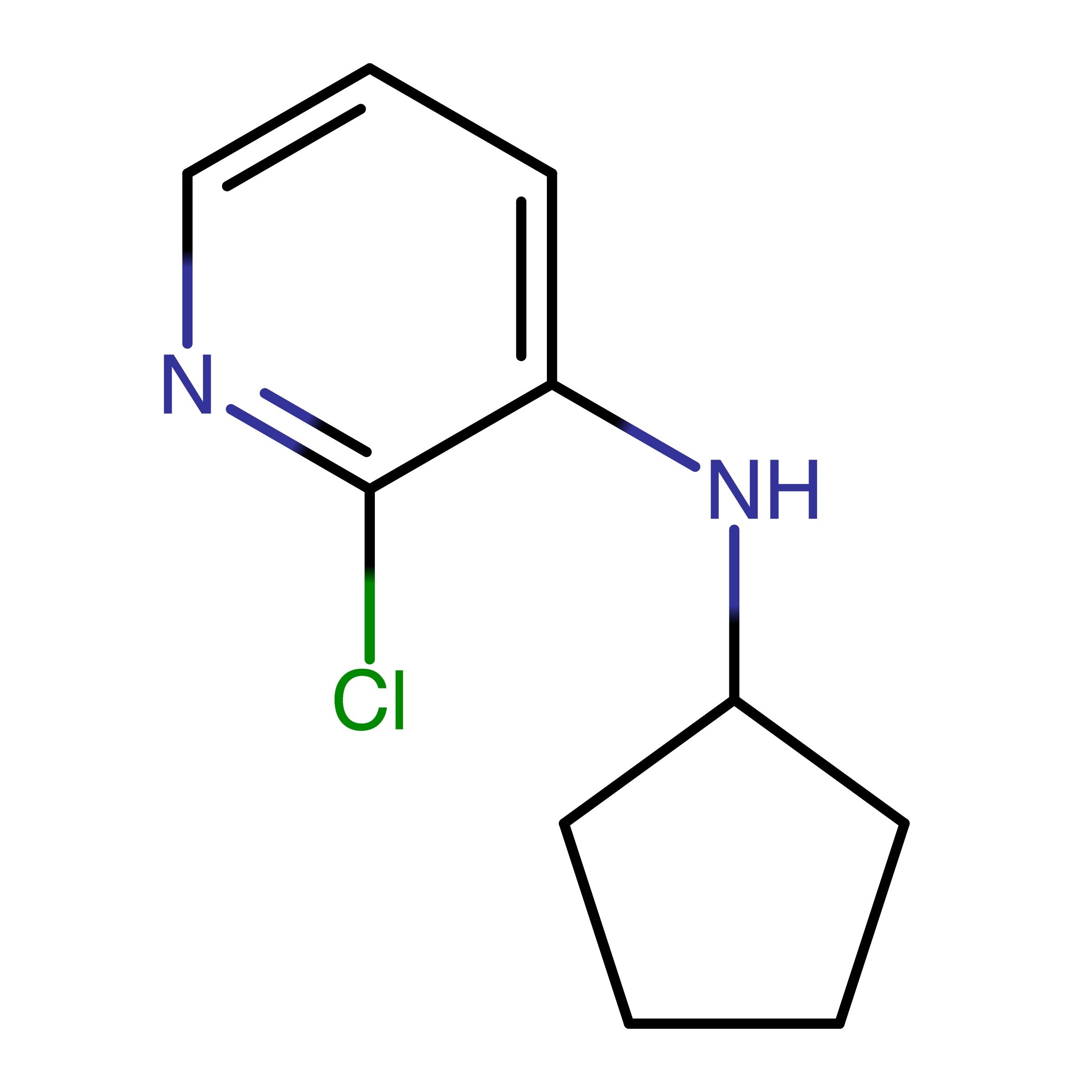 CAS 906371-82-2 | 2-Chloro-N-cyclopentyl-3-pyridinamine | MFCD12121015