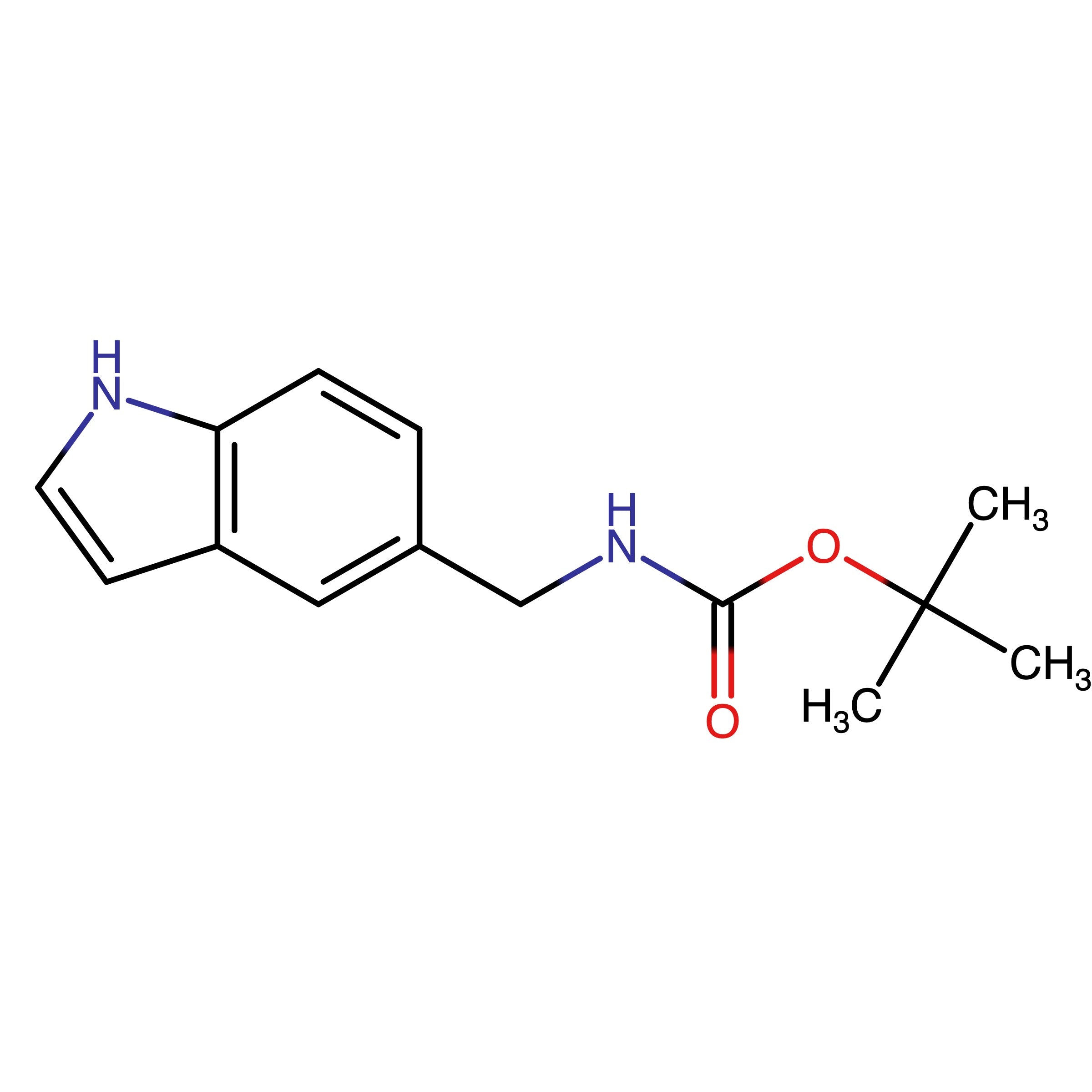 CAS 267875-62-7 | tert-Butyl ((1H-indol-5-yl)methyl)carbamate | MFCD06656839