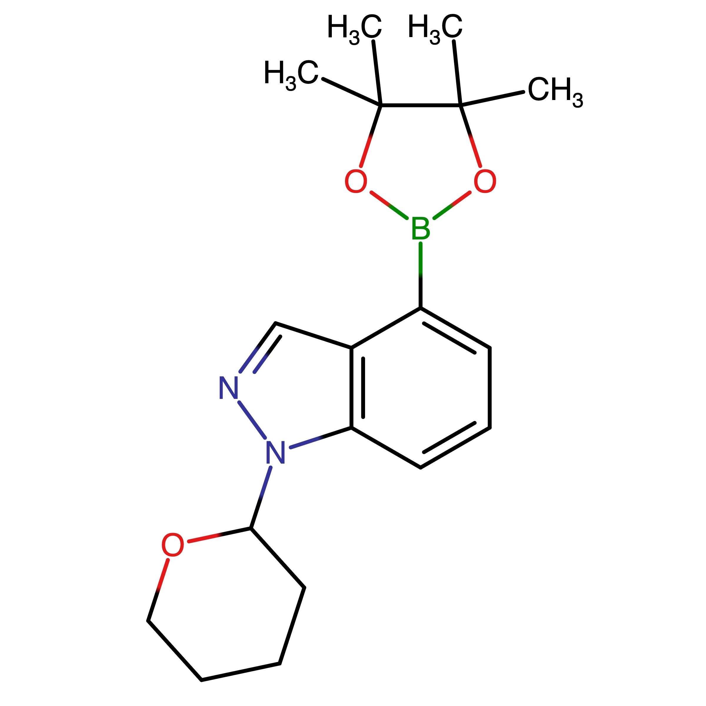 CAS 956388-05-9 | (1-(Tetrahydro-2H-pyran-2-yl)-1H-indazol-4-yl)boronic acid pinacol ester | MFCD18207194