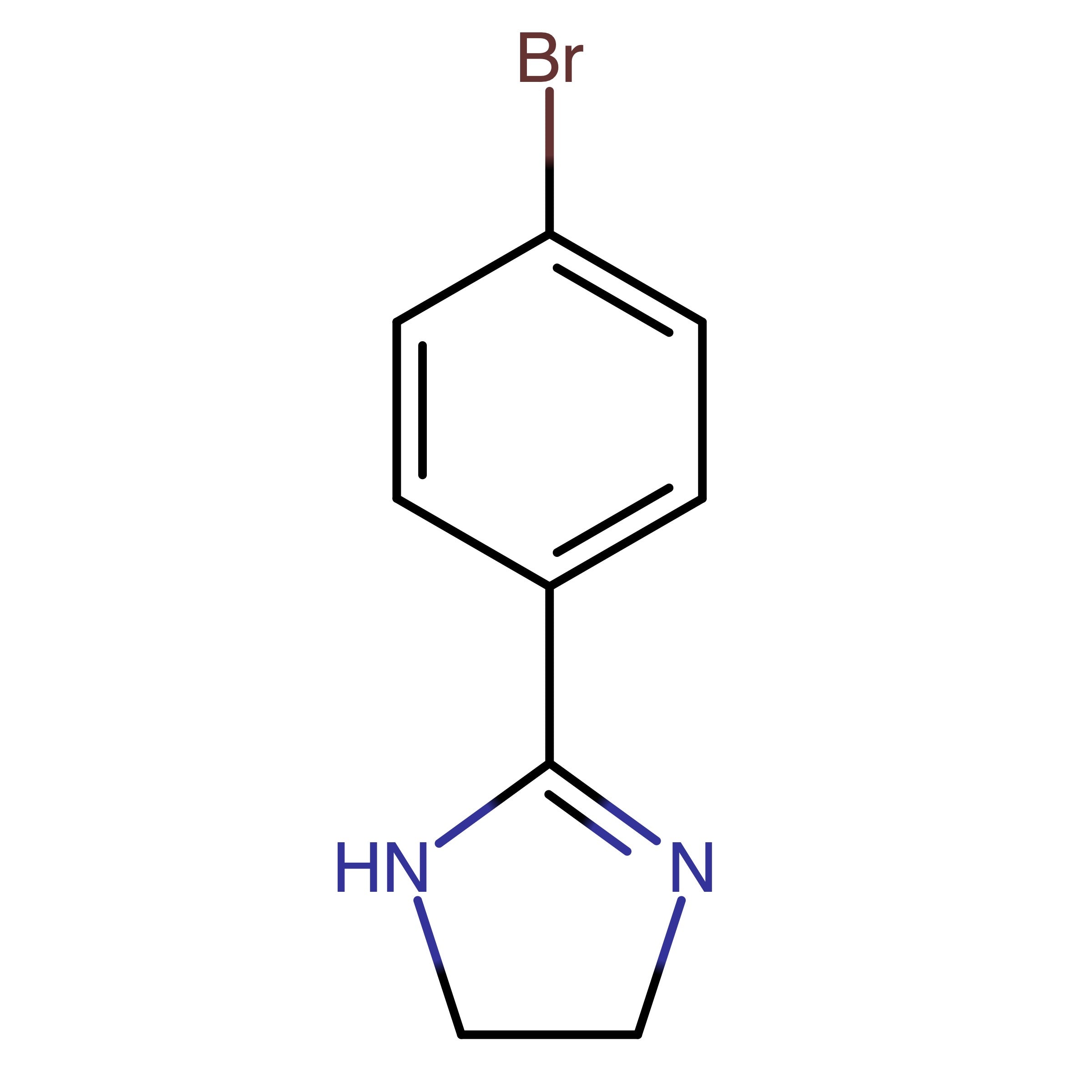 CAS 206535-83-3 | 2-(4-Bromophenyl)-4,5-dihydro-1H-imidazole | MFCD07776868