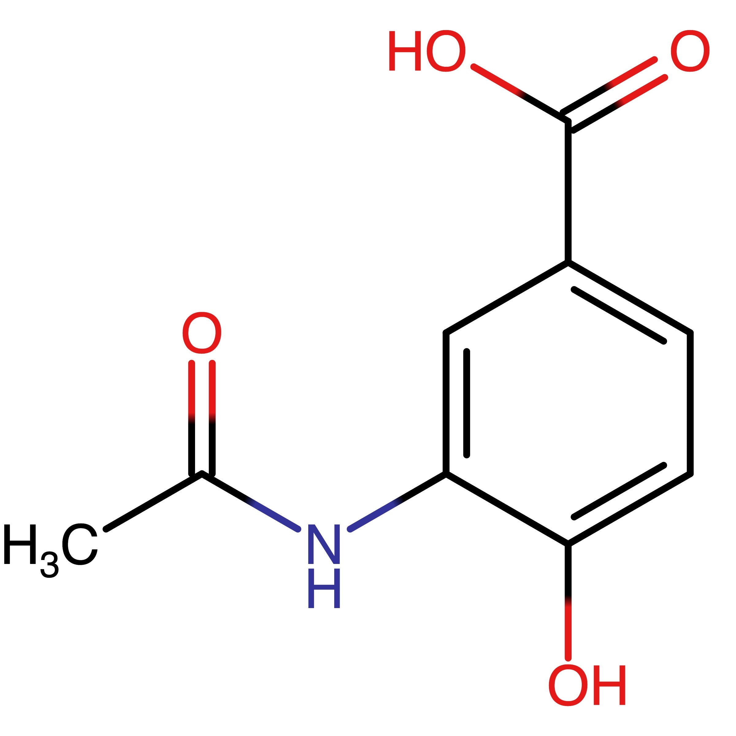 CAS 91004-38-5 | 3-Acetamido-4-hydroxybenzoic acid | MFCD14583147