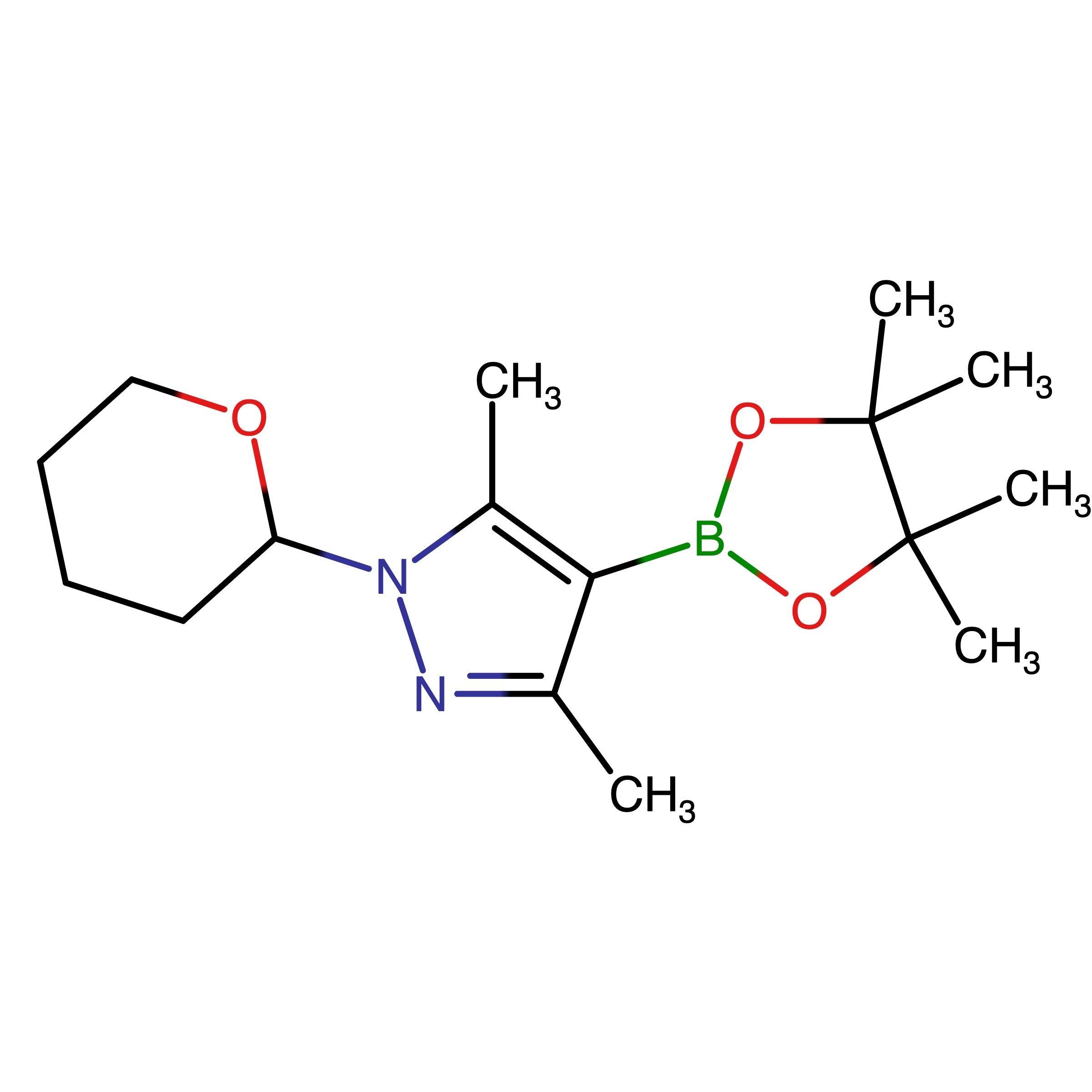 CAS 1126779-11-0 | 3,5-Dimethyl-1-(2-tetrahydropyranyl)-1H-pyrazole-4-boronic acid pinacol ester | MFCD12031452