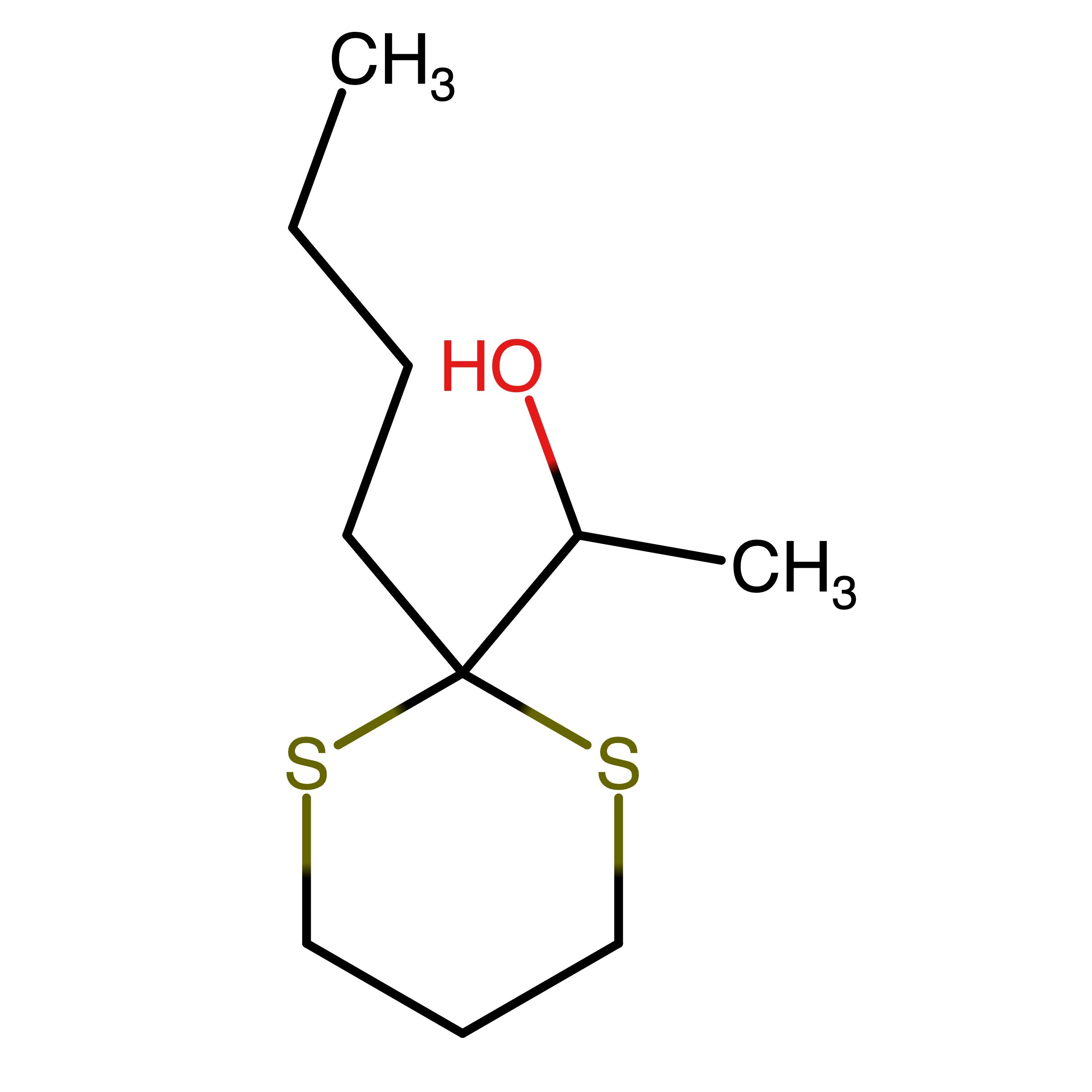 CAS 68578-40-5 | 1-(2-Butyl-1,3-dithian-2-yl)ethan-1-ol
