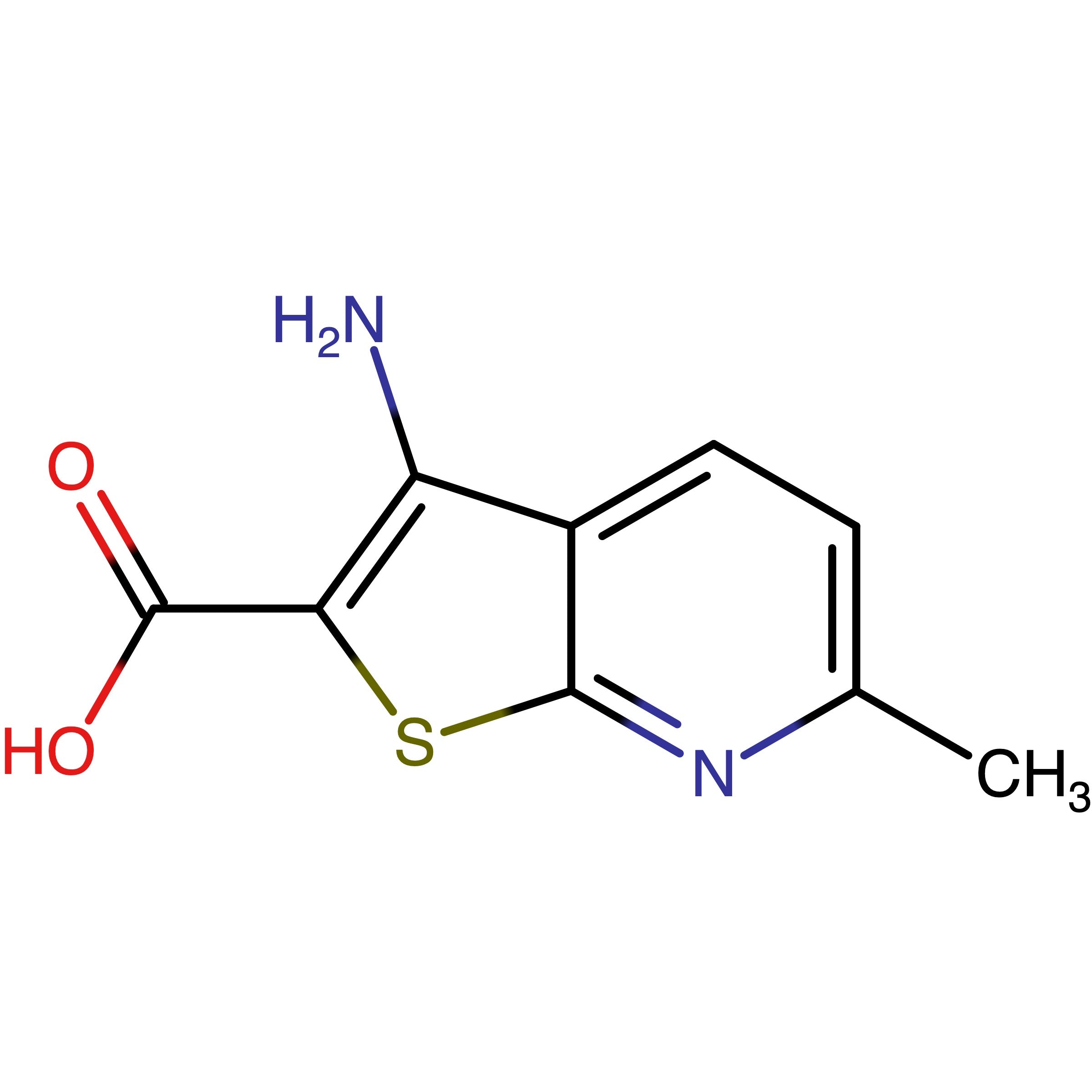 CAS 59488-60-7 | 3-Amino-6-methylthieno[2,3-b]pyridine-2-carboxylic acid | MFCD00716636