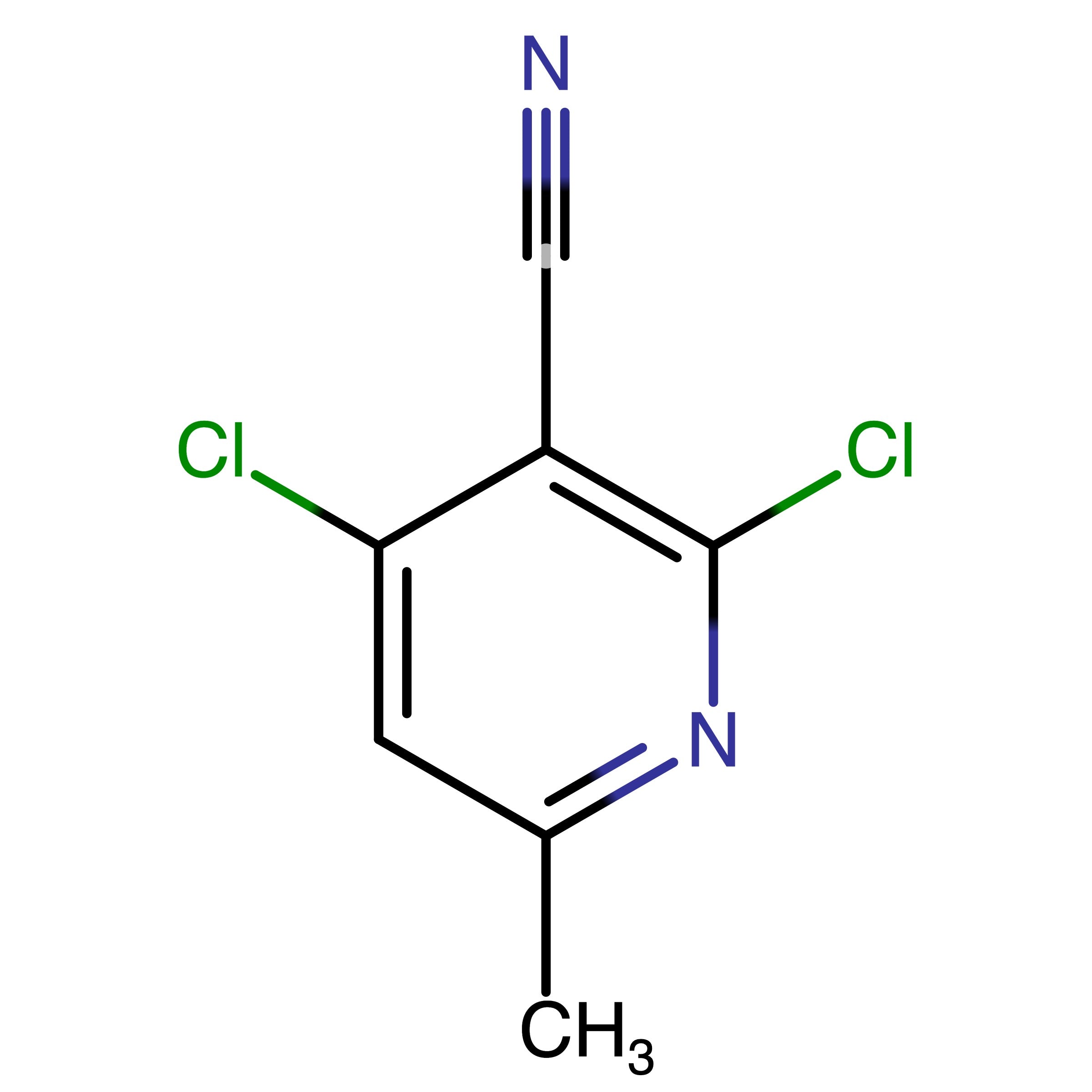 CAS 38367-36-1 | 2,4-Dichloro-6-methylnicotinonitrile | MFCD11847537
