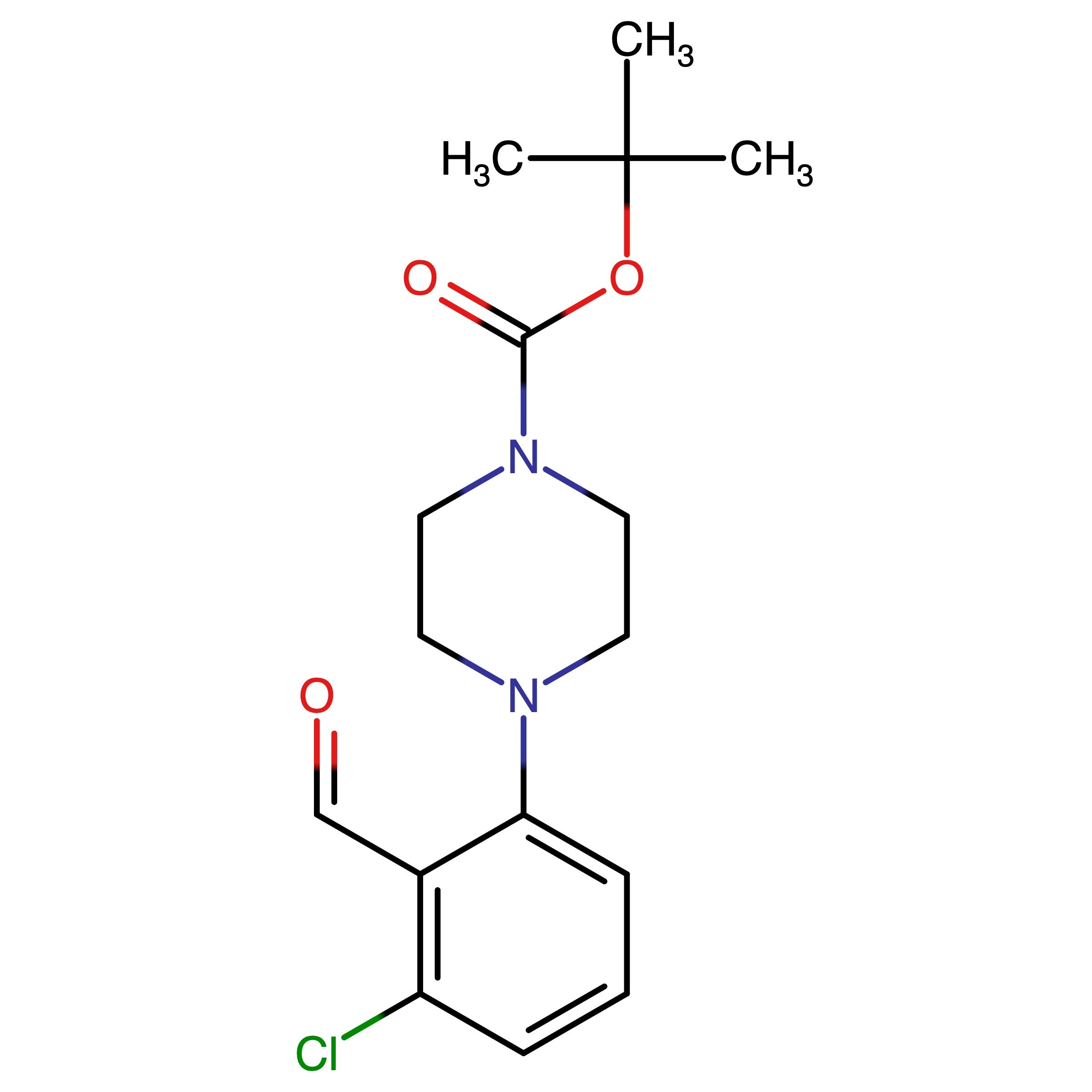CAS 1096535-48-6 | 1,1-Dimethylethyl 4-(3-chloro-2-formylphenyl)-1-piperazinecarboxylate | MFCD11876780