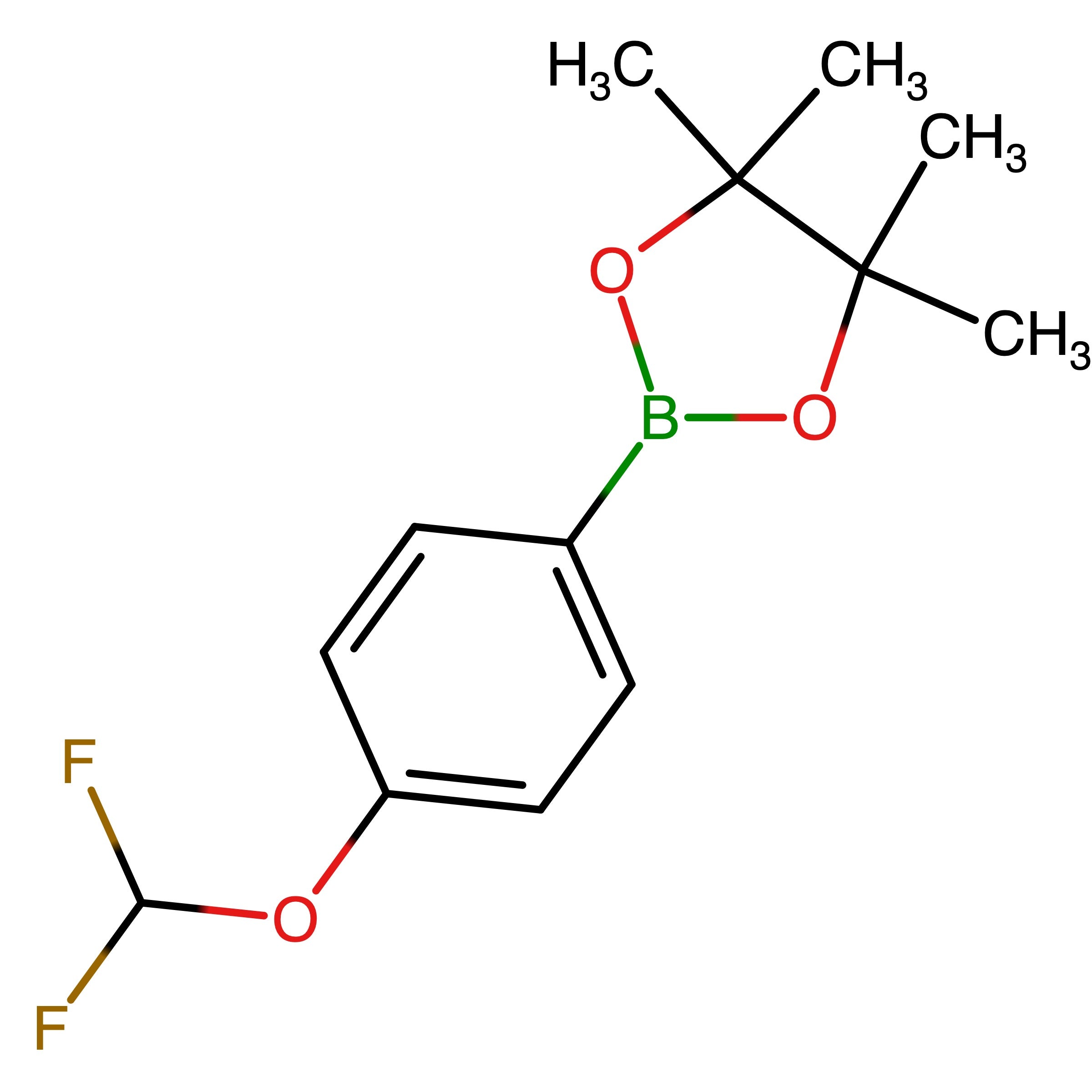 CAS 887757-48-4 | 2-[4-(Difluoromethoxy)phenyl]-4,4,5,5-tetramethyl-1,3,2-dioxaborolane | MFCD09878543
