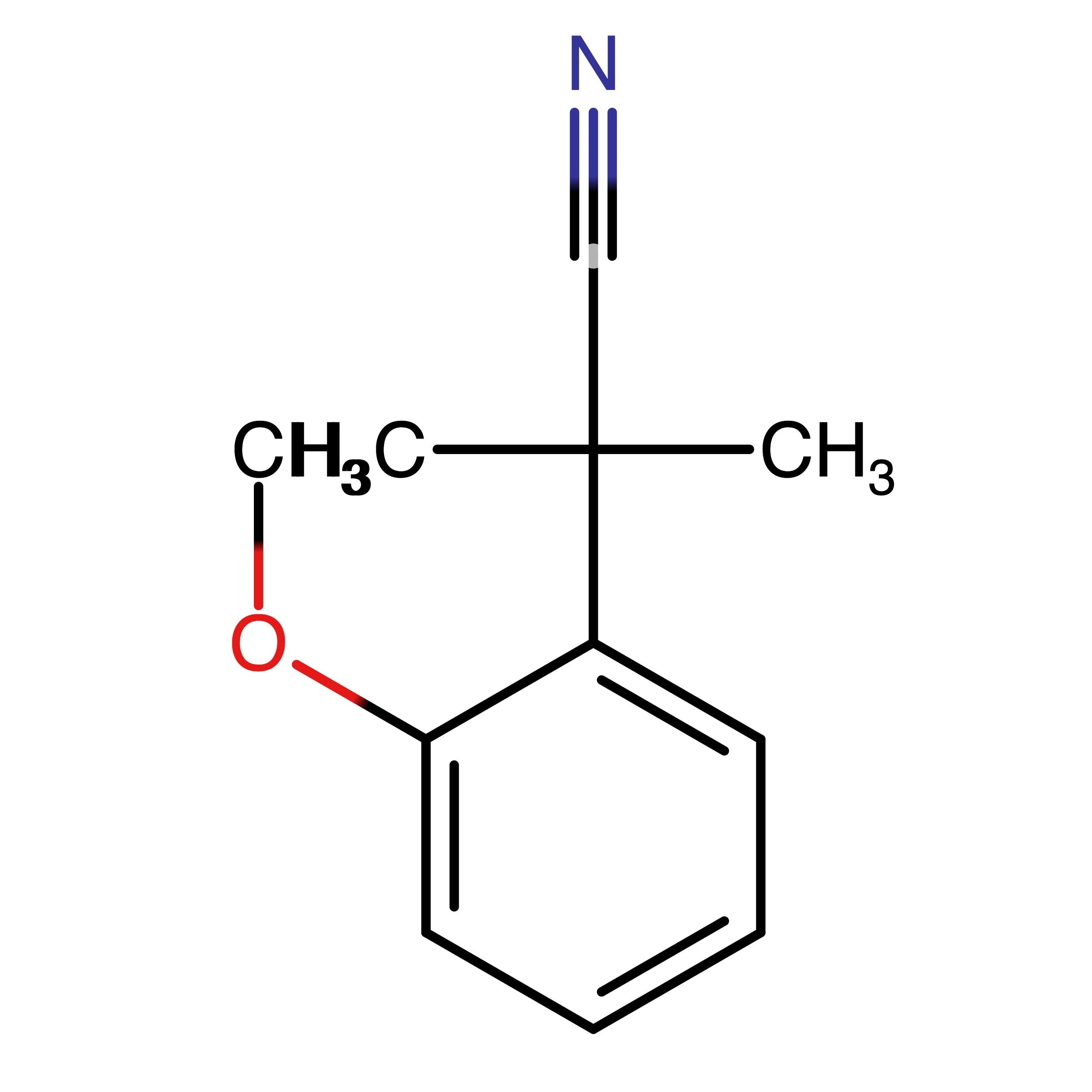 CAS 13524-75-9 | 2-(2-Methoxyphenyl)-2-methylpropanenitrile | MFCD11036587