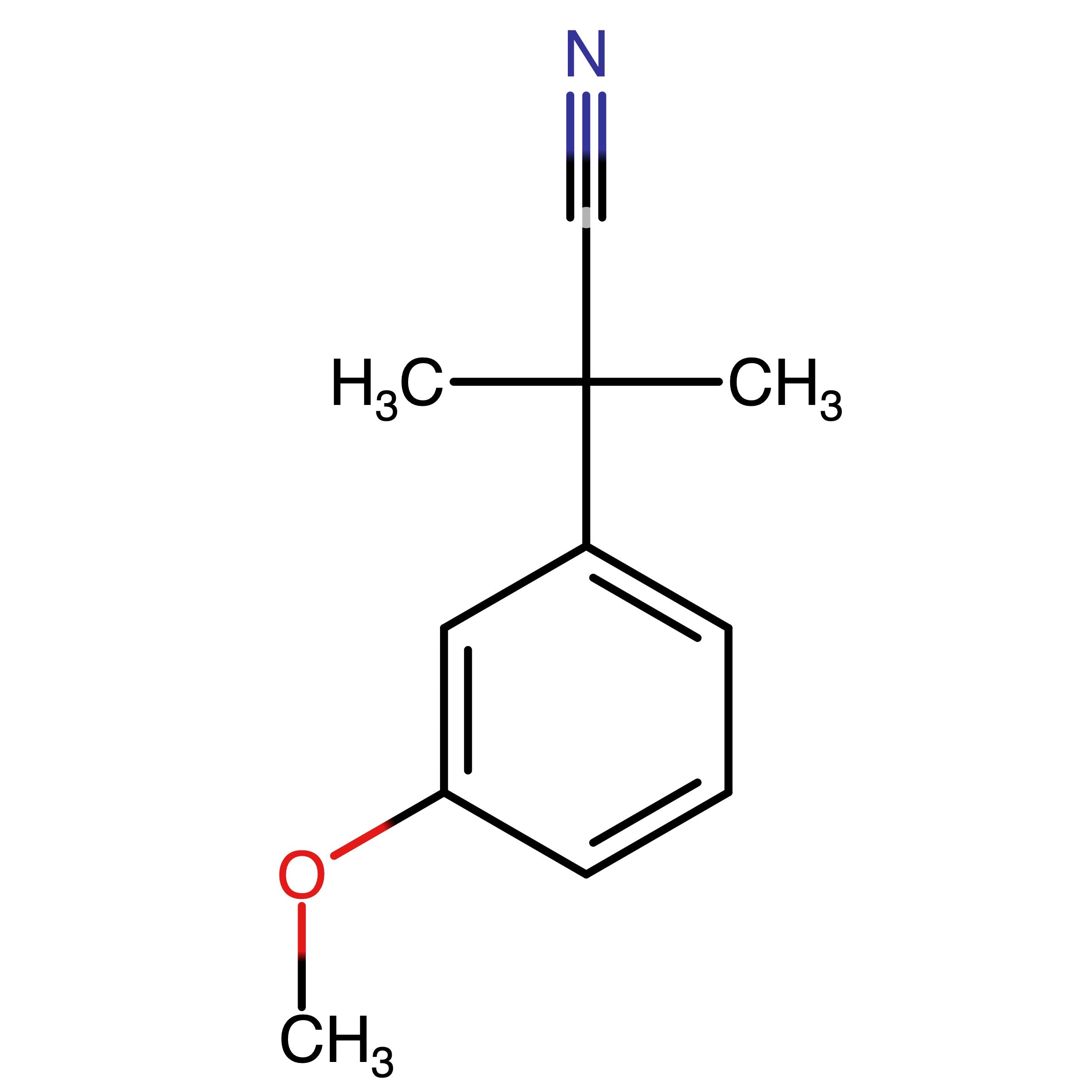 CAS 17653-93-9 | 2-(3-Methoxyphenyl)-2-methylpropanenitrile | MFCD09414739