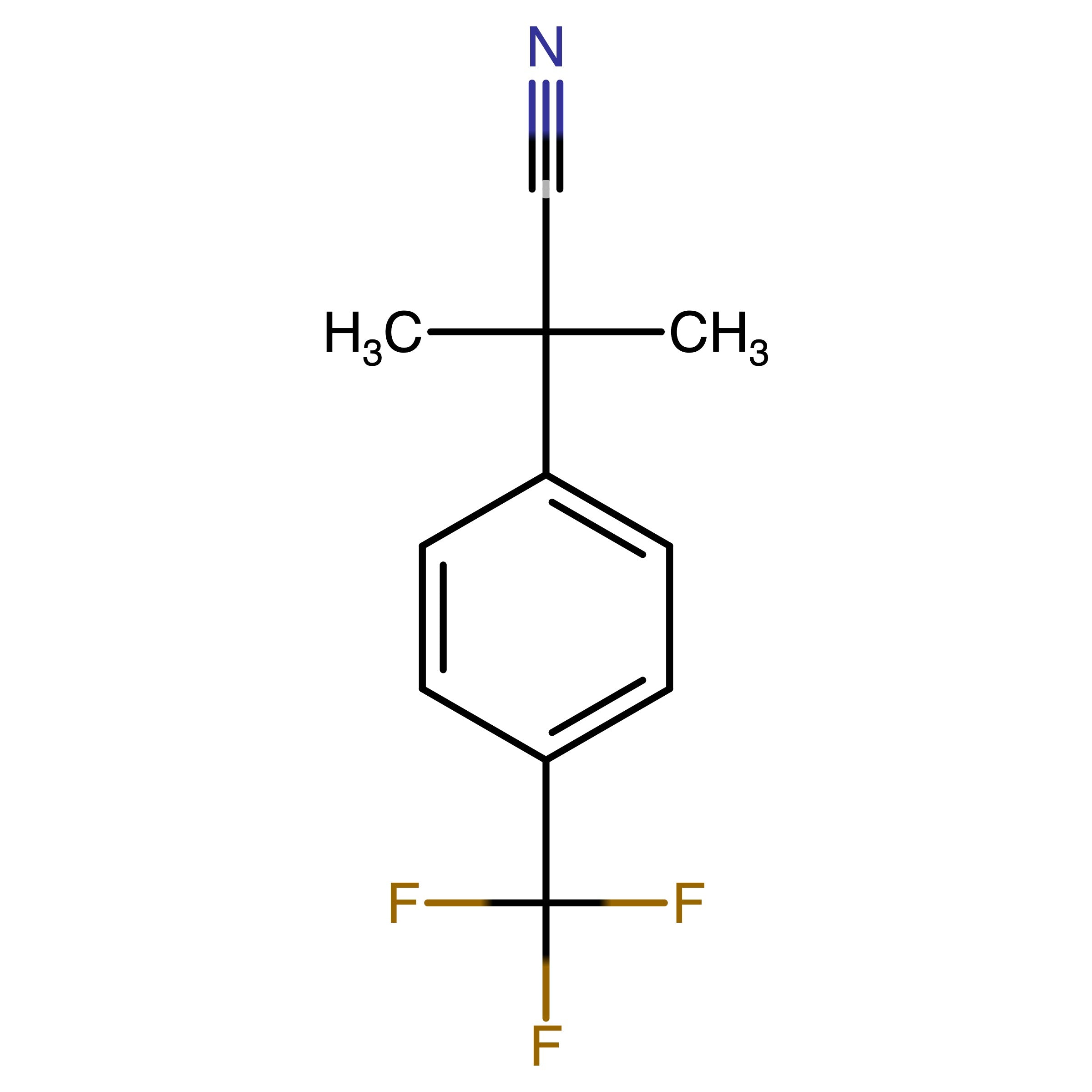 CAS 32445-87-7 | 2-Methyl-2-(4-(trifluoromethyl)phenyl)propanenitrile | MFCD11036614