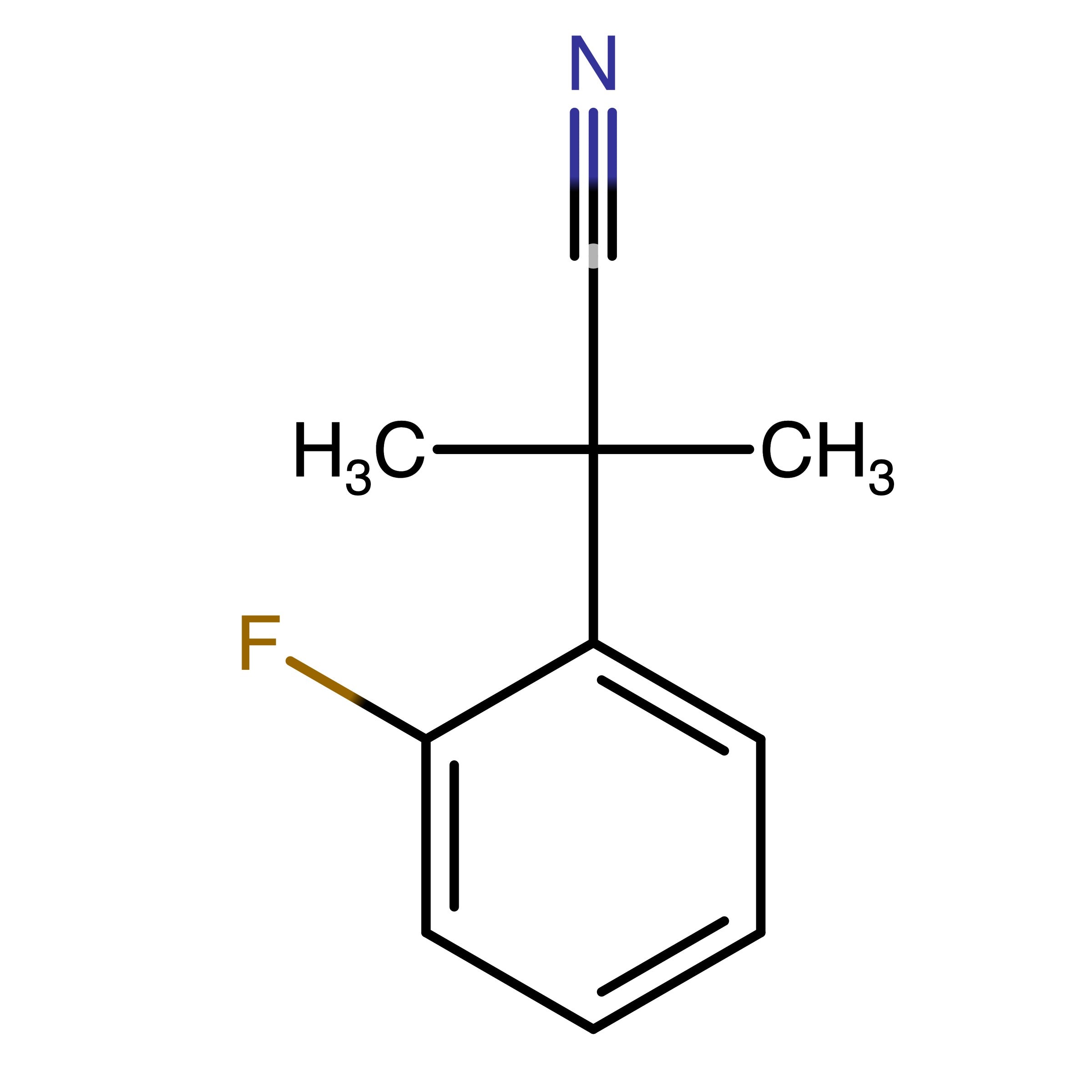 CAS 913720-00-0 | 2-(2-Fluorophenyl)-2-methylpropanenitrile | MFCD11036553