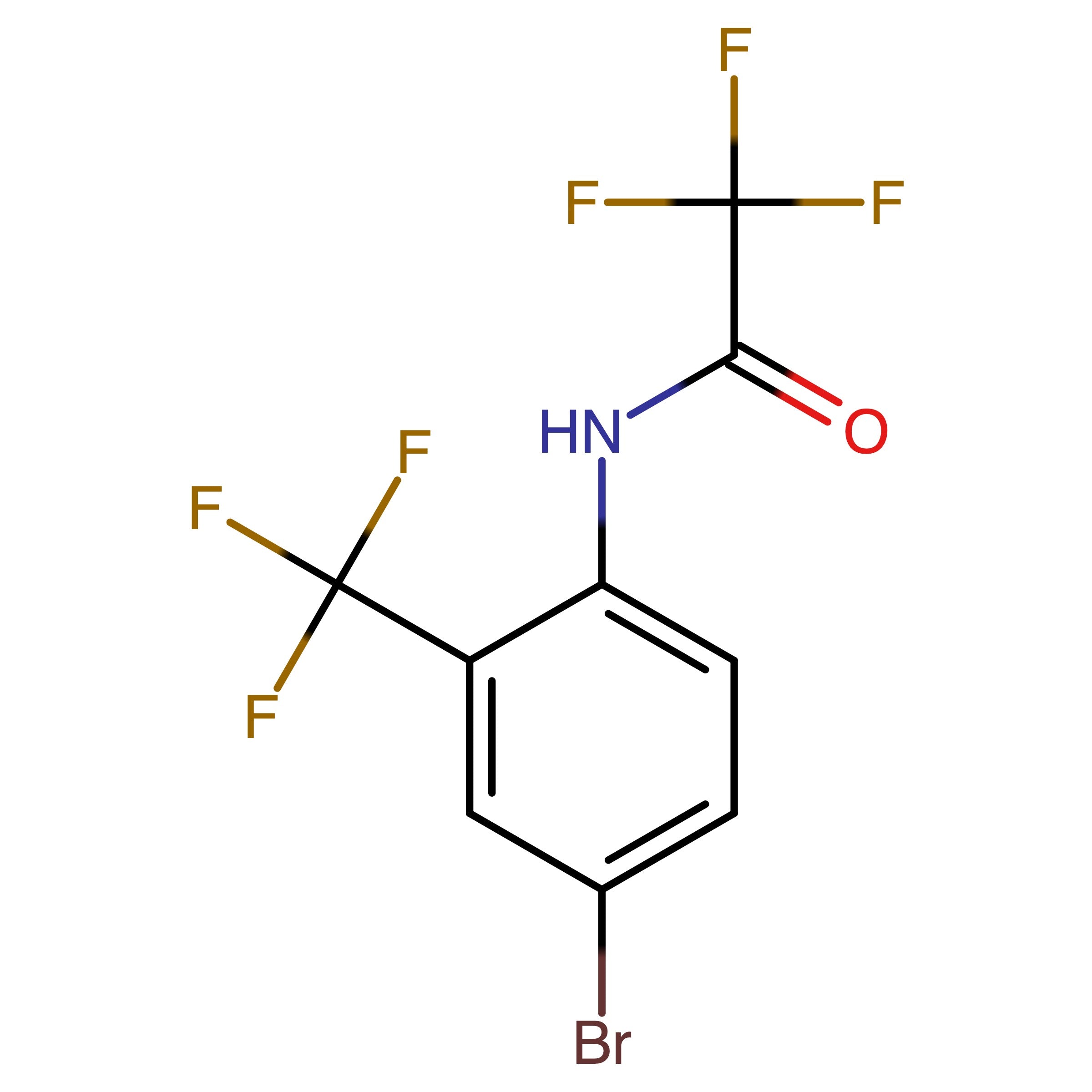 CAS 218288-13-2 | N-[4-Bromo-2-(trifluoromethyl)phenyl]-2,2,2-trifluoroacetamide | MFCD00116181