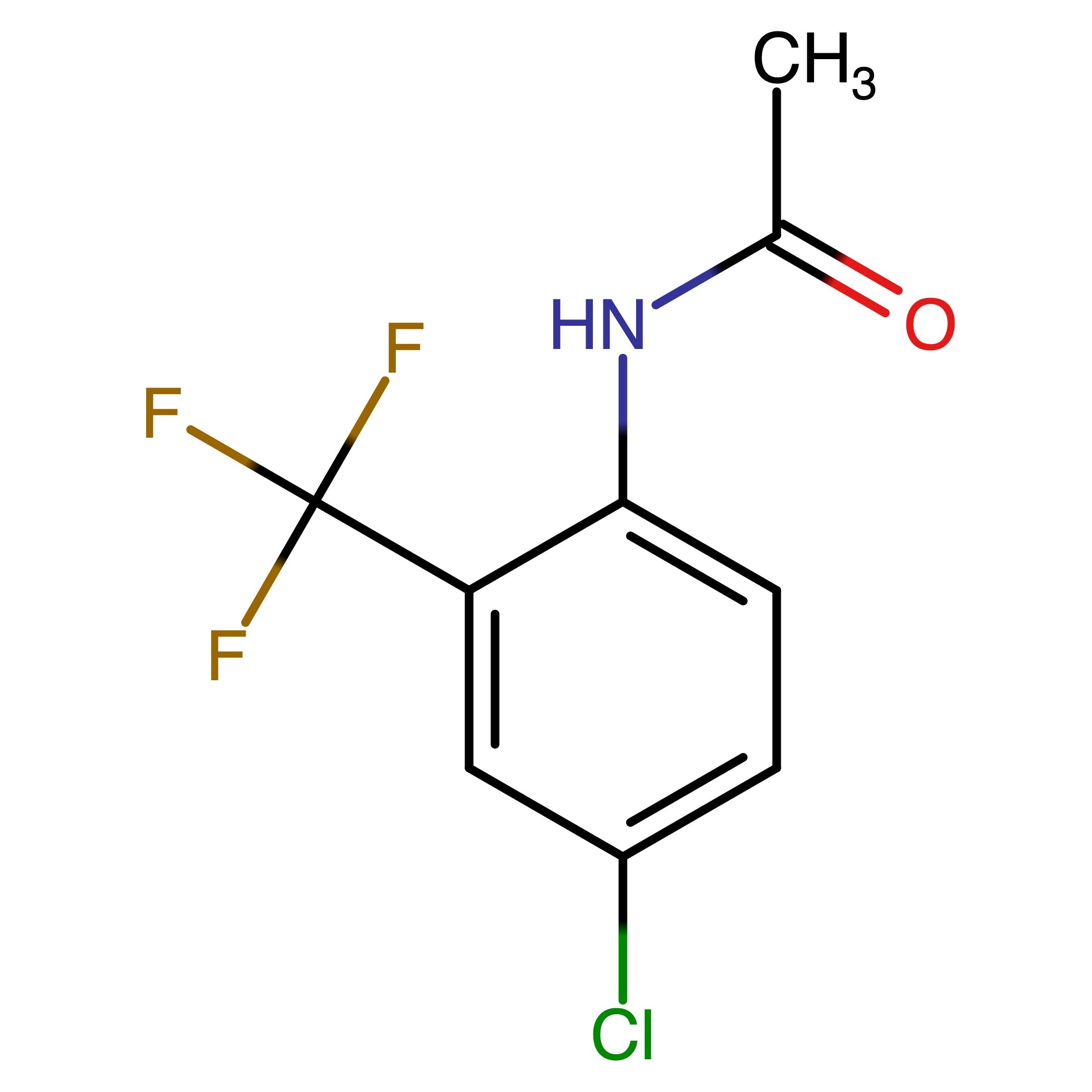 CAS 344-53-6 | N-(4-Chloro-2-(trifluoromethyl)phenyl)acetamide | MFCD08069858