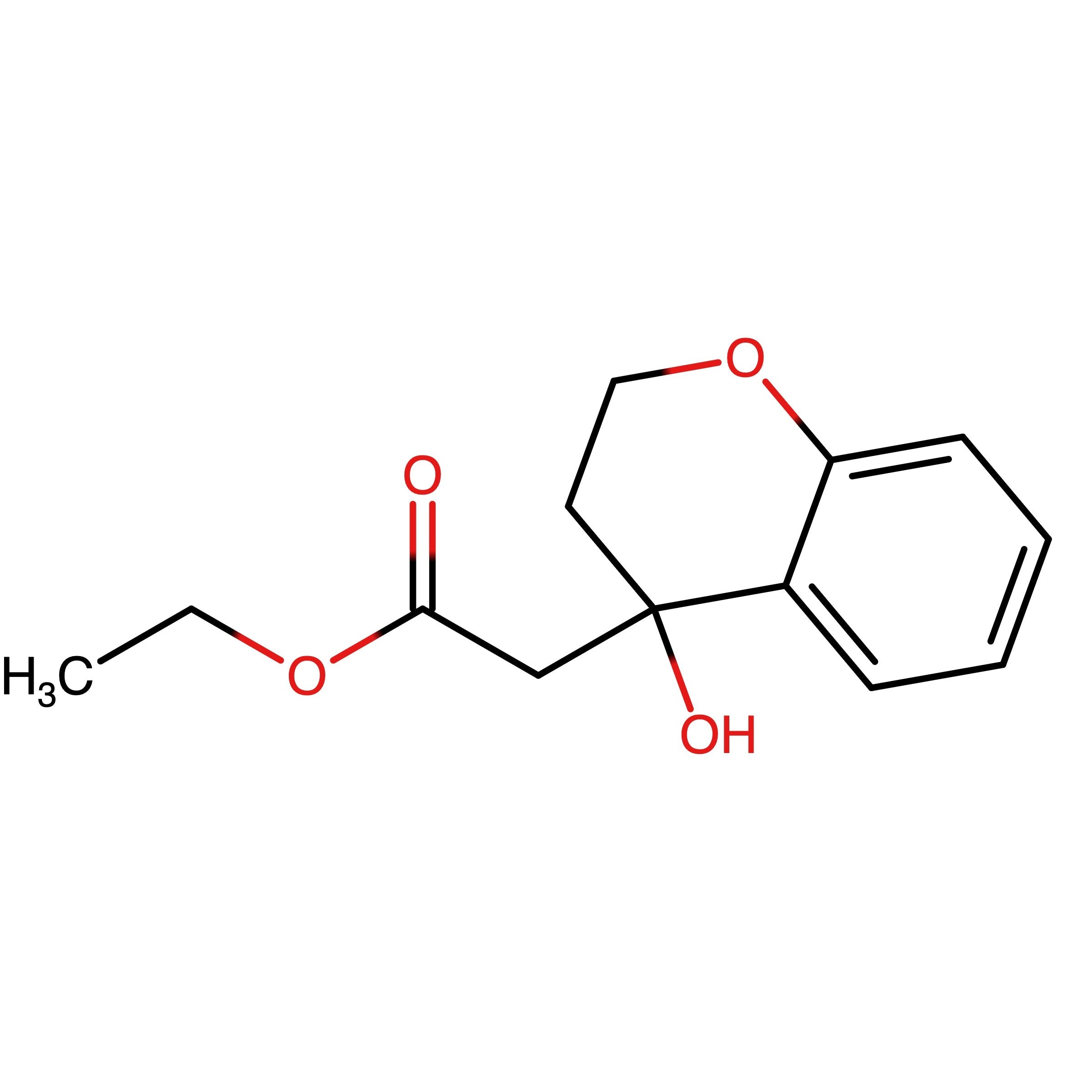 CAS 1458514-25-4 | Ethyl 2-(4-hydroxy-3,4-dihydro-2H-1-benzopyran-4-yl)acetate | MFCD17475907