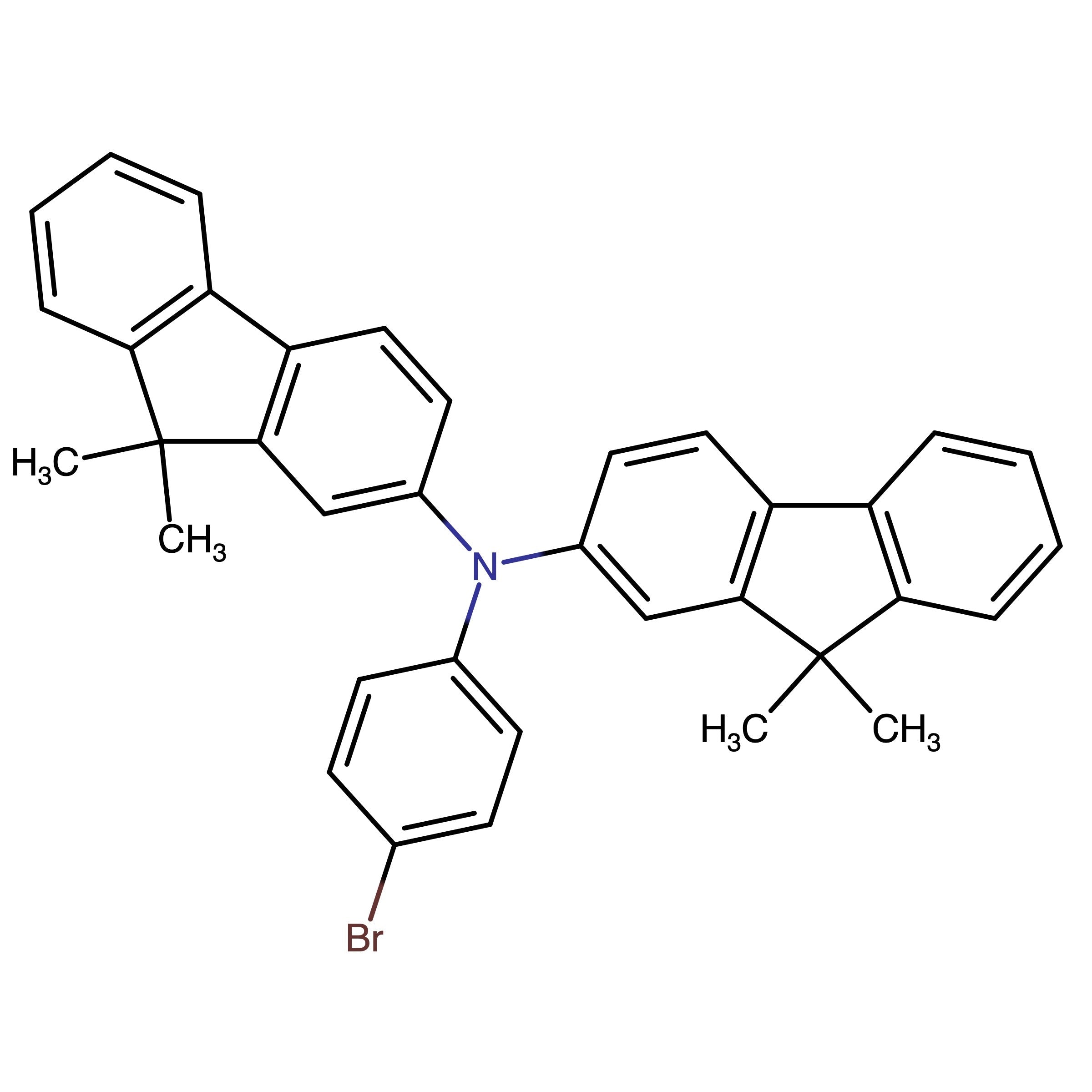 CAS 313050-71-4 | 4-Bromo-N,N-bis(9,9-dimethyl-9H-fluoren-2-yl)aniline | MFCD29765748