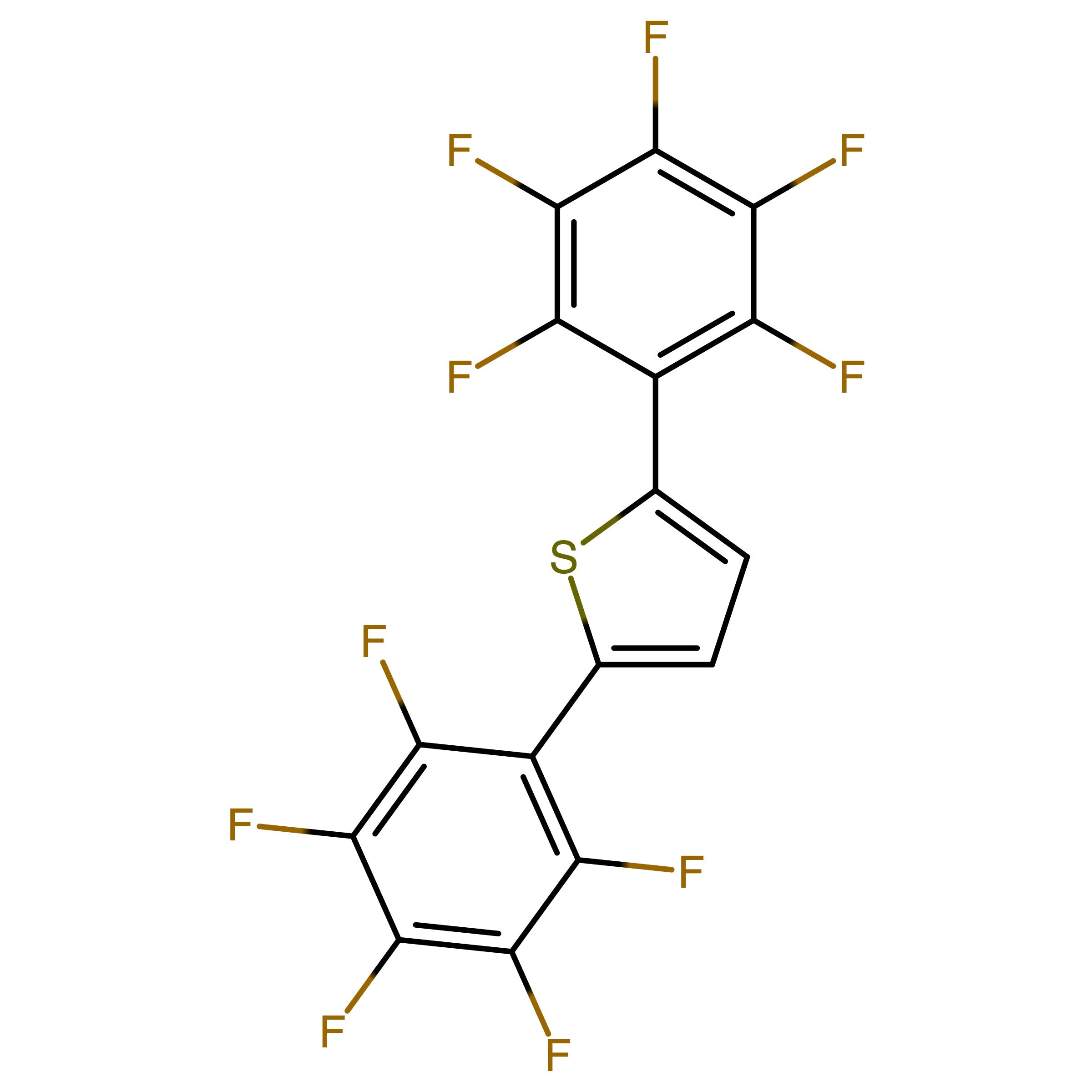 CAS 863913-52-4 | 2,5-Bis(2,3,4,5,6-pentafluorophenyl)thiophene