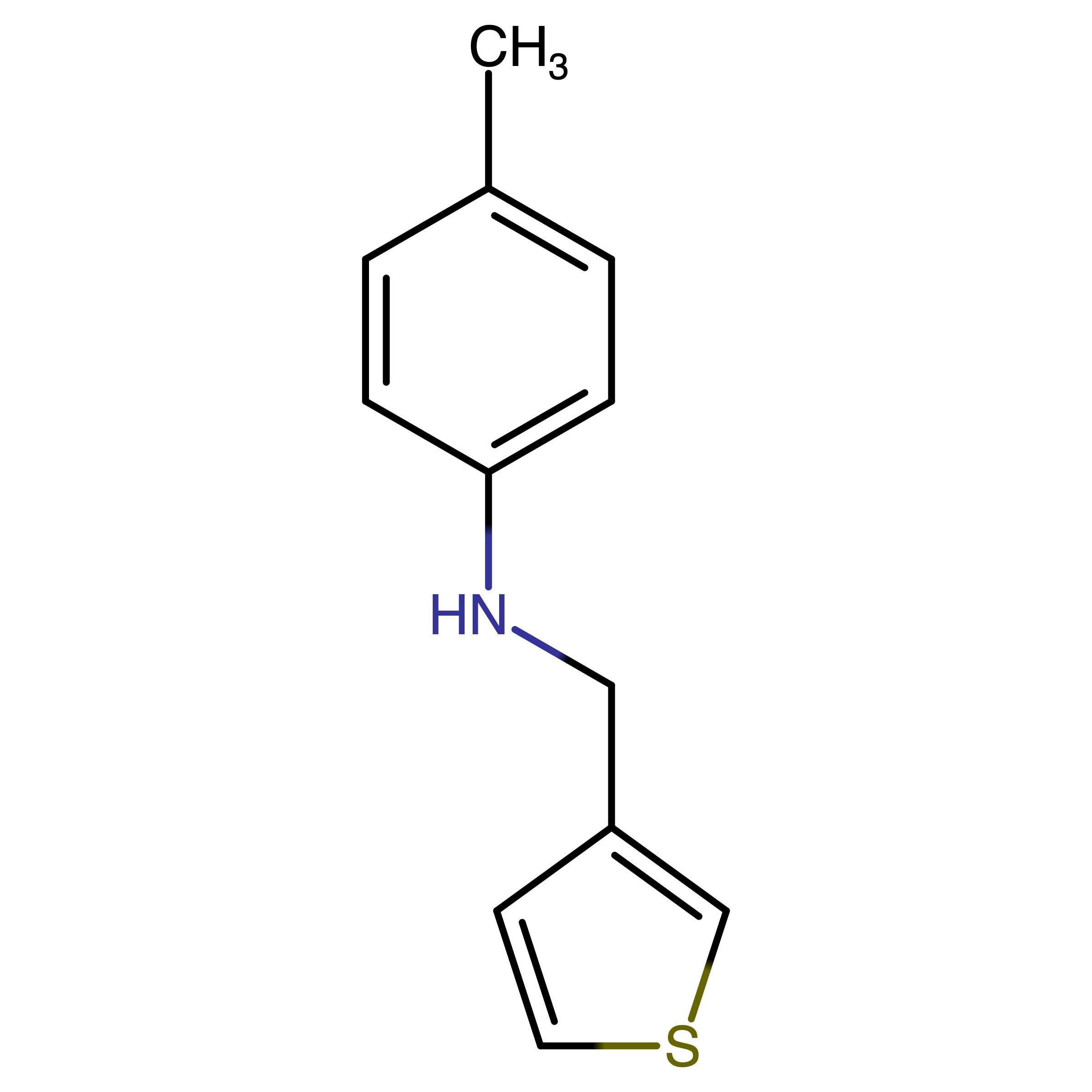CAS 51305-57-8 | 4-Methyl-N-(thiophen-3-ylmethyl)aniline | MFCD01426993