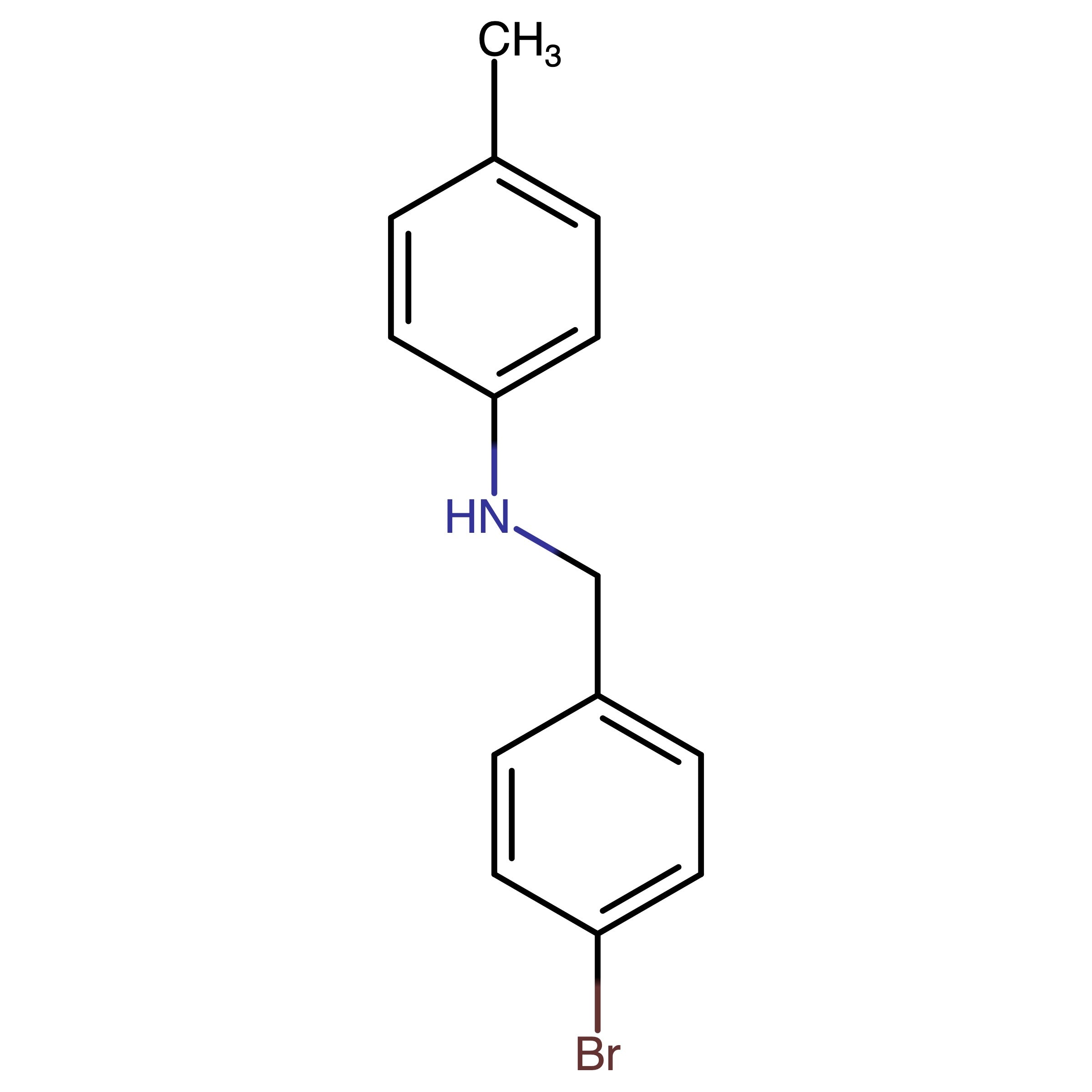 CAS 127598-63-4 | 4-Bromo-N-(4-methylphenyl)benzenemethanamine