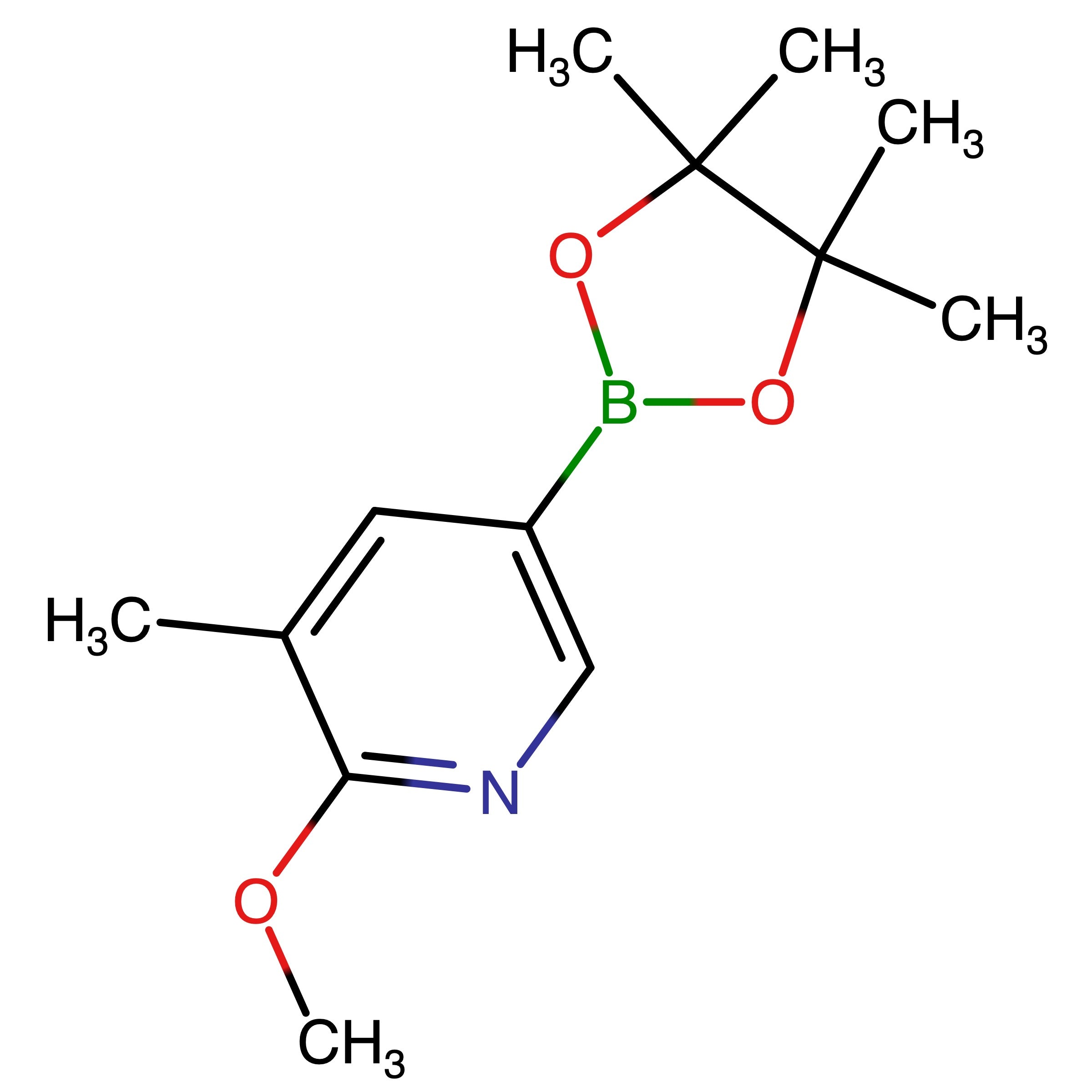 CAS 1083168-83-5 | 2-Methoxy-3-methyl-5-(4,4,5,5-tetramethyl-1,3,2-dioxaborolan-2-yl)pyridine | MFCD12923400