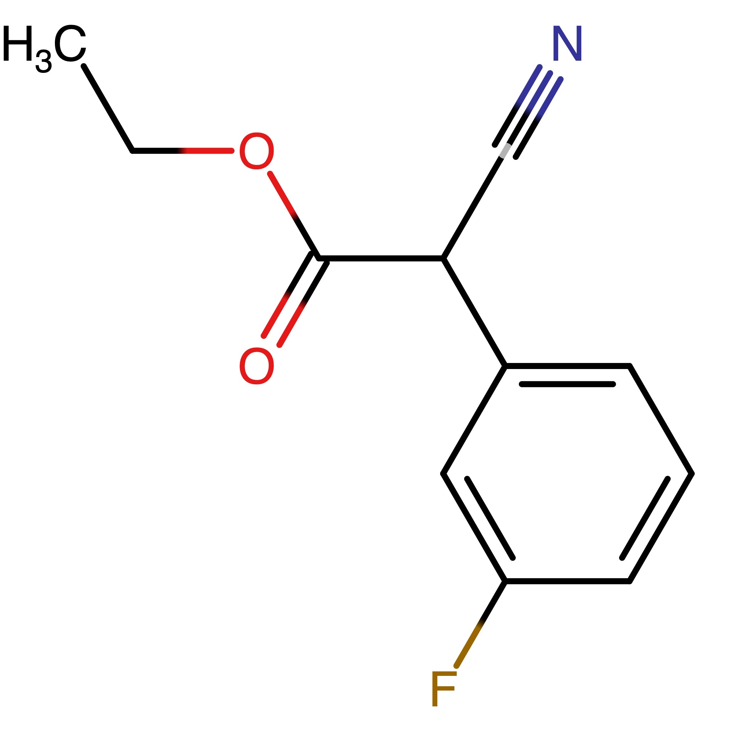 CAS 683220-23-7 | Ethyl 2-cyano-2-(3-fluorophenyl)acetate | MFCD03412585