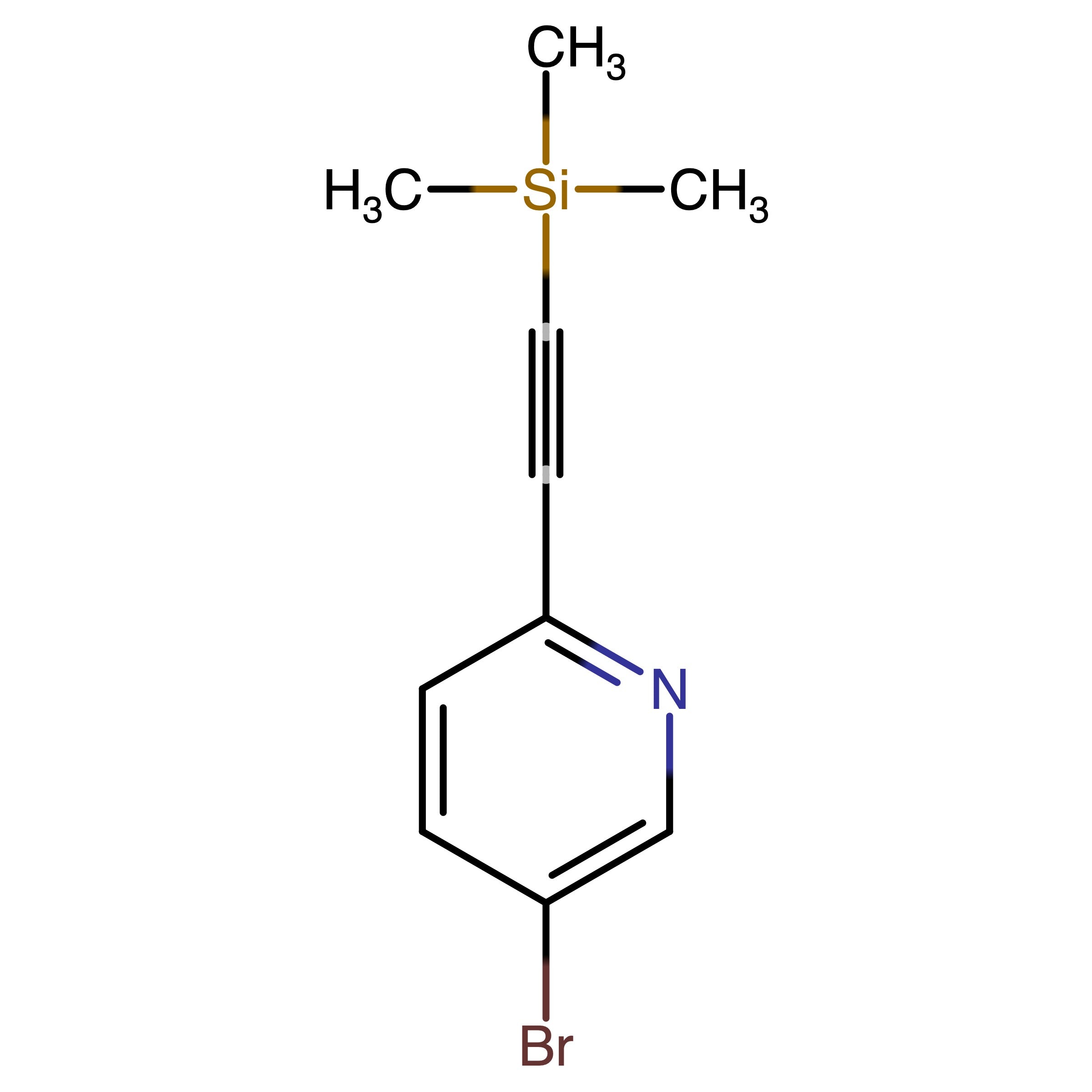 CAS 111770-80-0 | 5-Bromo-2-((trimethylsilyl)ethynyl)pyridine | MFCD03095275