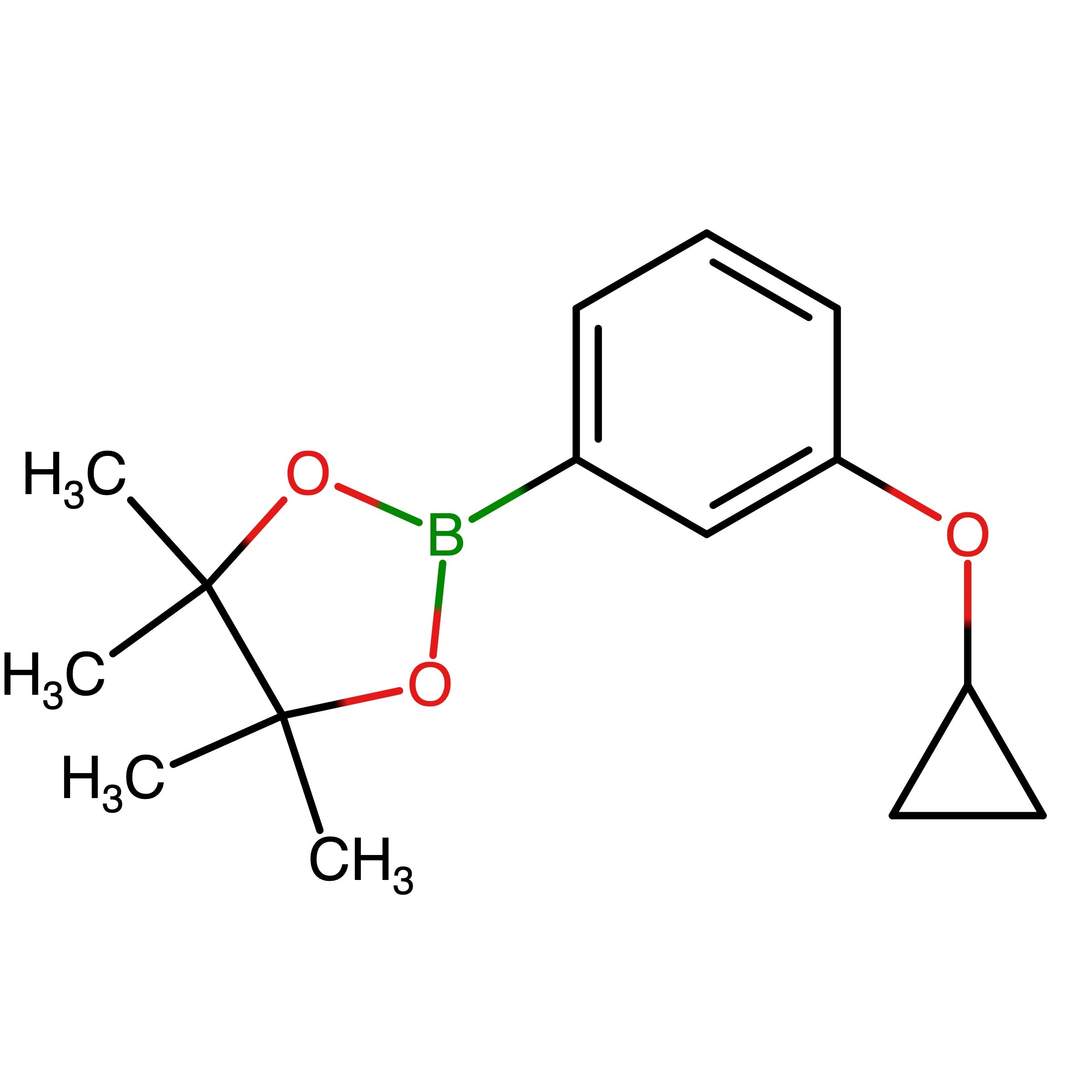 CAS 1035690-24-4 | 2-[3-(Cyclopropyloxy)phenyl]-4,4,5,5-tetramethyl-1,3,2-dioxaborolane | MFCD16994464