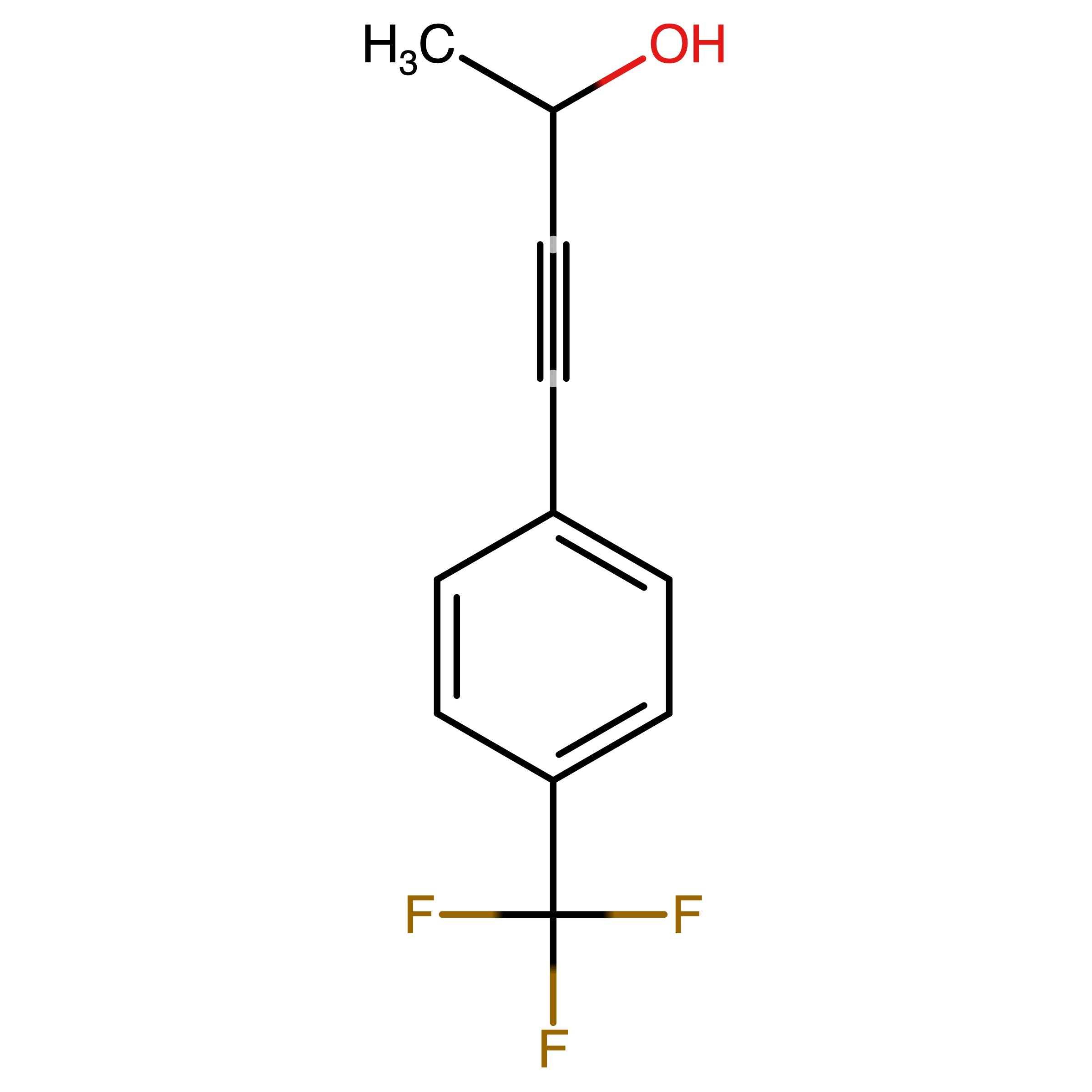 CAS 229015-31-0 | 4-[4-(Trifluoromethyl)phenyl]-3-butyn-2-ol