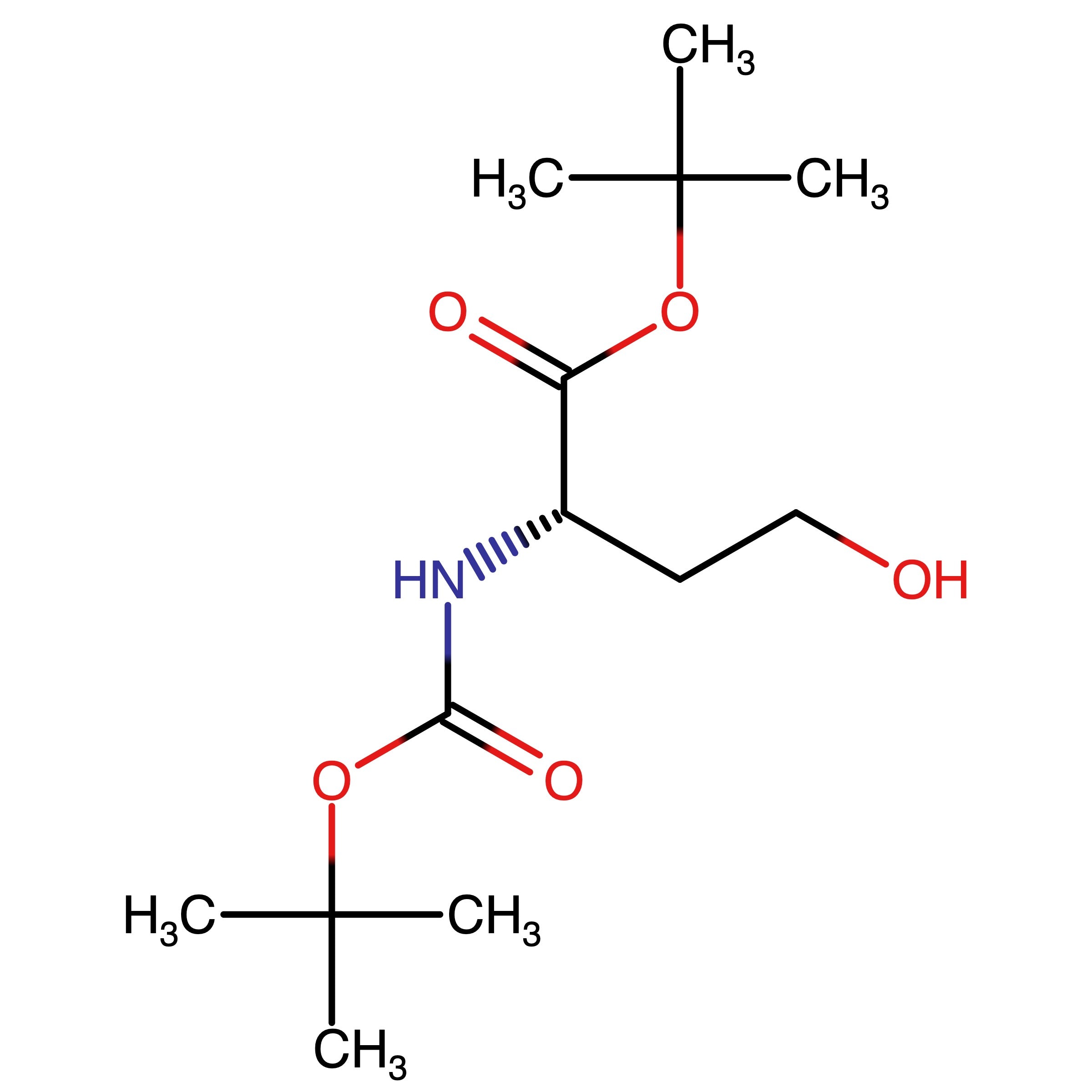 CAS 81323-58-2 | (S)-tert-Butyl 2-((tert-butoxycarbonyl)amino)-4-hydroxybutanoate | MFCD08275190