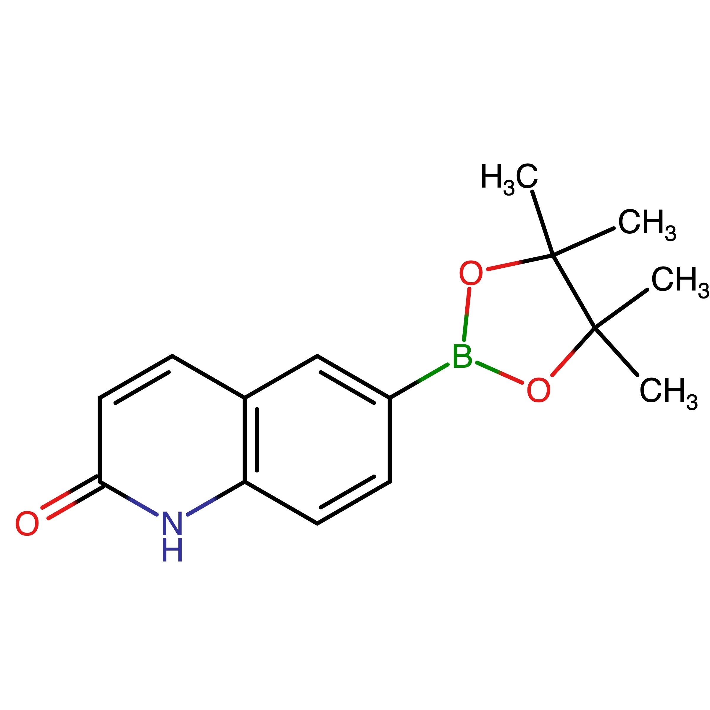CAS 1207370-28-2 | 6-(4,4,5,5-Tetramethyl-1,3,2-dioxaborolan-2-yl)-2(1H)-quinolinone | MFCD18427677