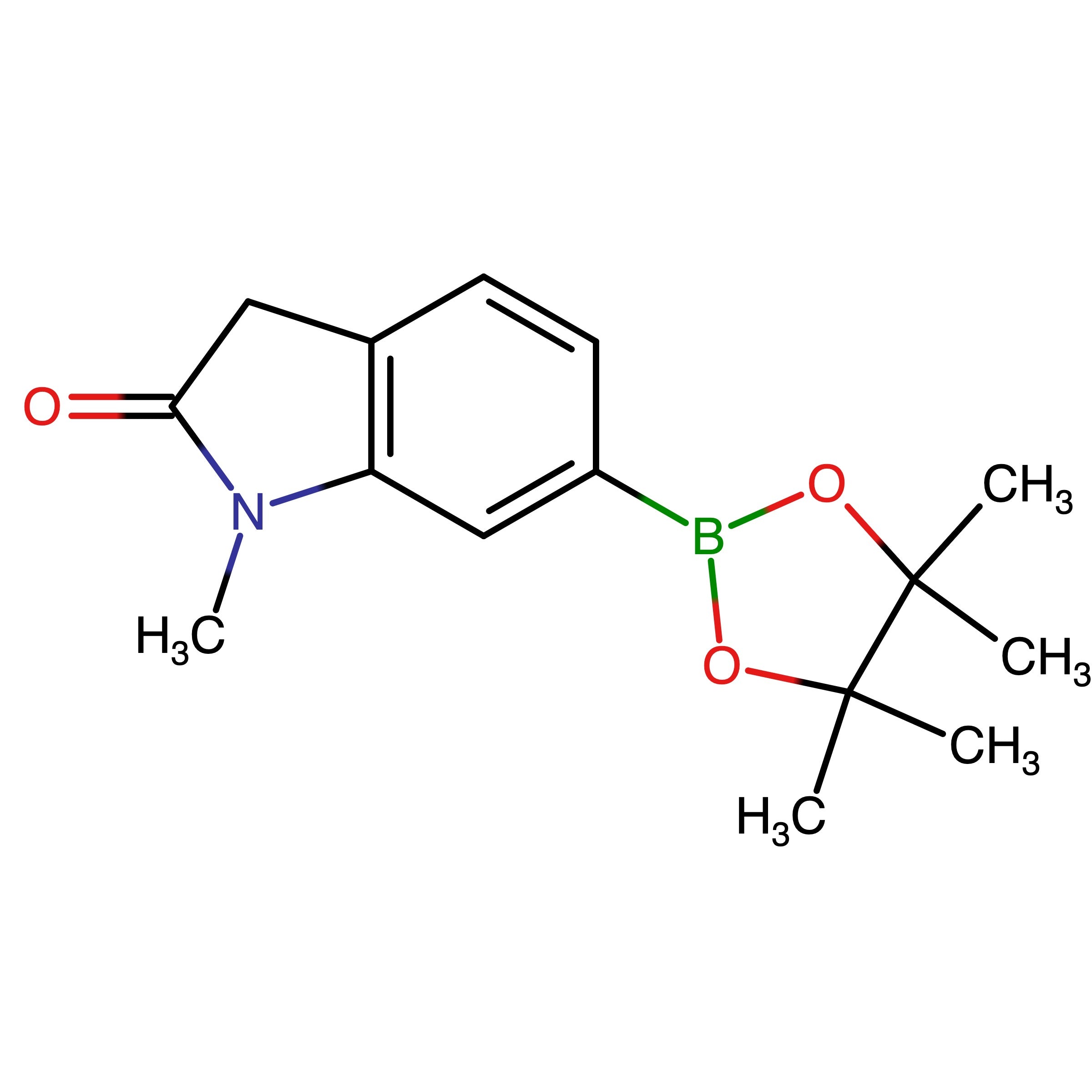 CAS 1428666-17-4 | 1-Methyl-6-(4,4,5,5-tetramethyl-1,3,2-dioxaborolan-2-yl)indolin-2-one | MFCD25542038
