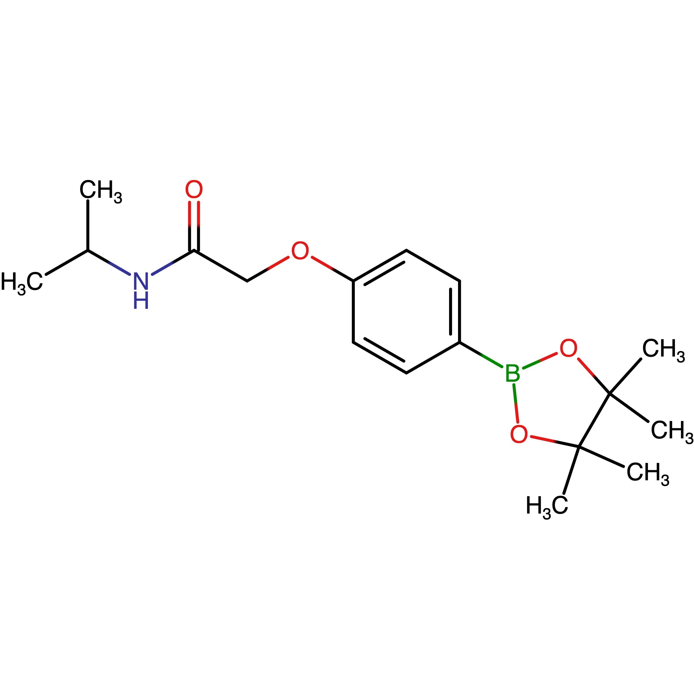 CAS 1704122-04-2 | N-Propan-2-yl-2-[4-(4,4,5,5-tetramethyl-1,3,2-dioxaborolan-2-yl)phenoxy]acetamide | MFCD28952842