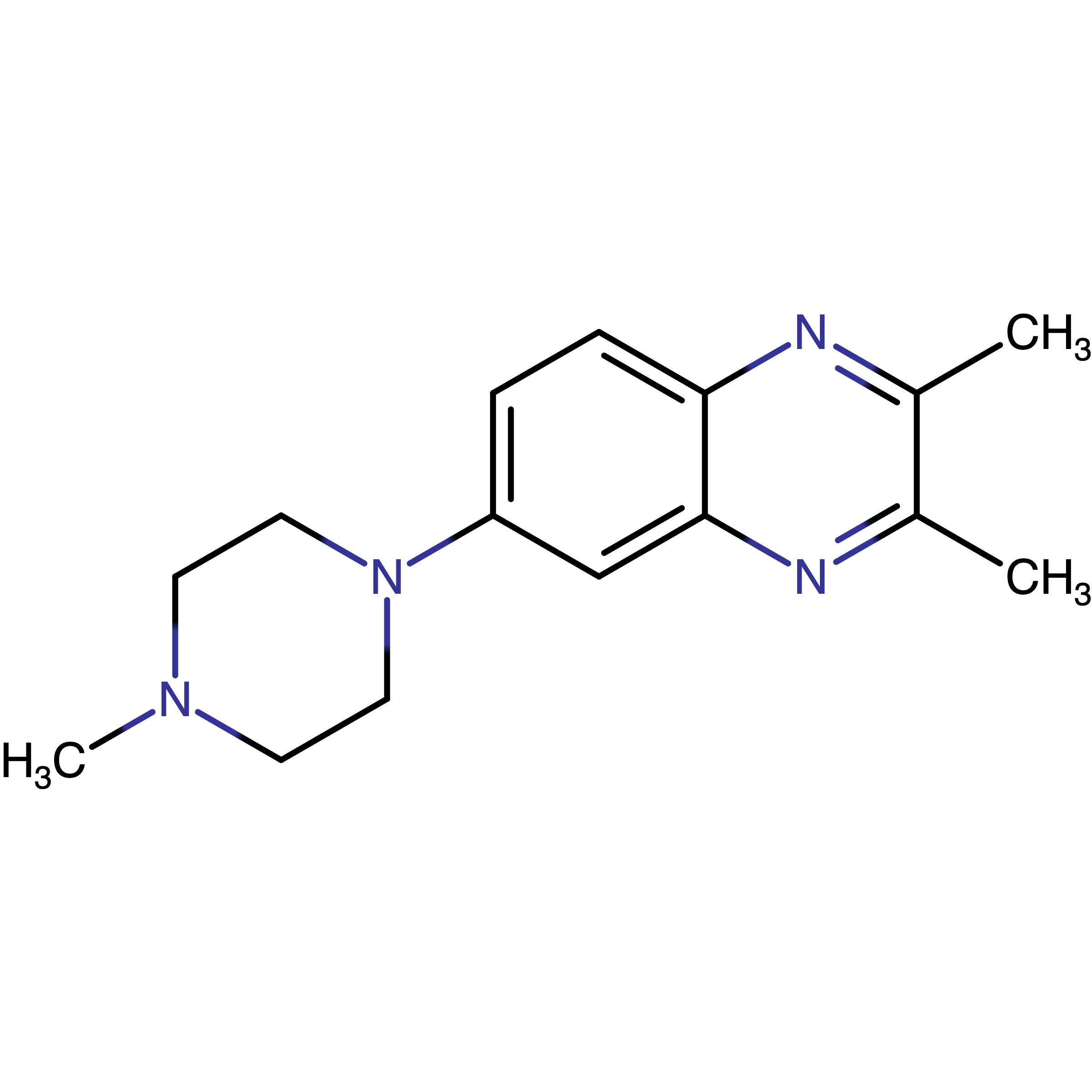 CAS 383148-06-9 | 2,3-Dimethyl-6-(4-methyl-1-piperazinyl)quinoxaline | MFCD03011822