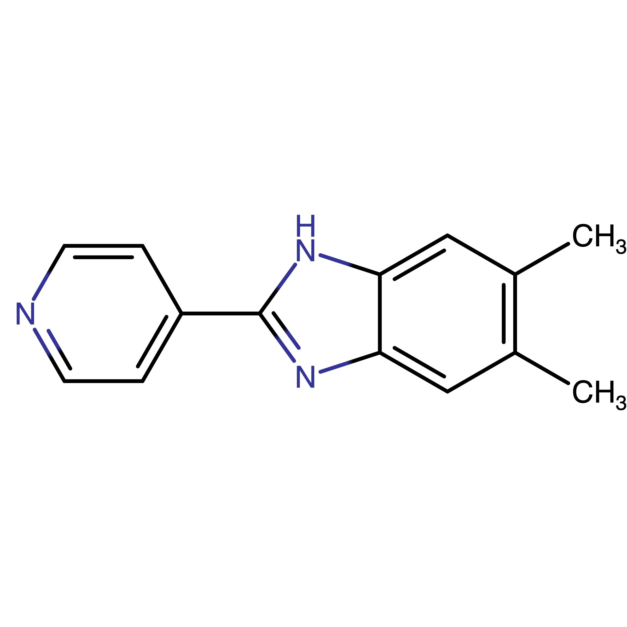 CAS 64263-00-9 | 5,6-Dimethyl-2-(4-pyridinyl)-1H-benzimidazole | MFCD00022693