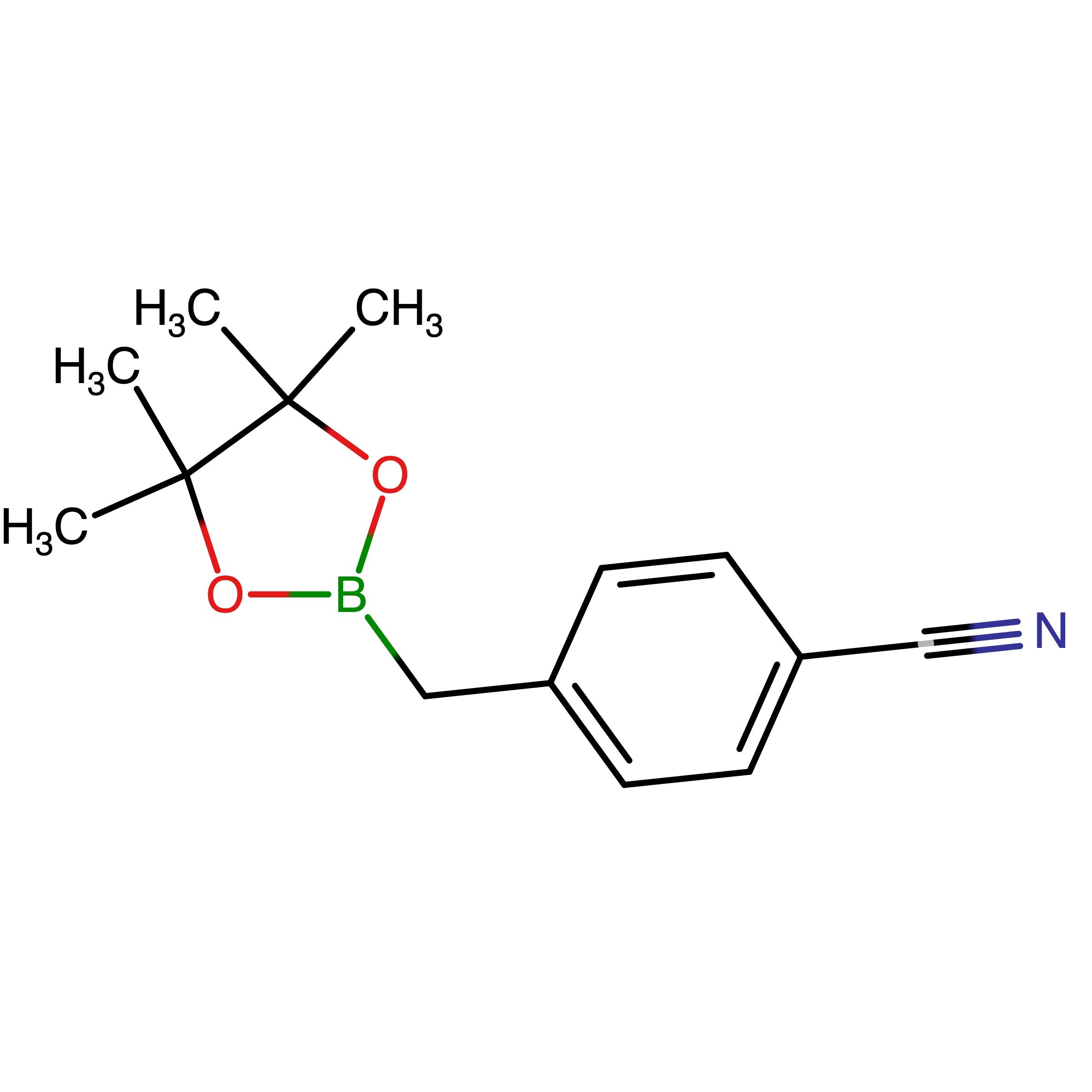 CAS 475250-43-2 | 4-((4,4,5,5-Tetramethyl-1,3,2-dioxaborolan-2-yl)methyl)benzonitrile | MFCD18383371