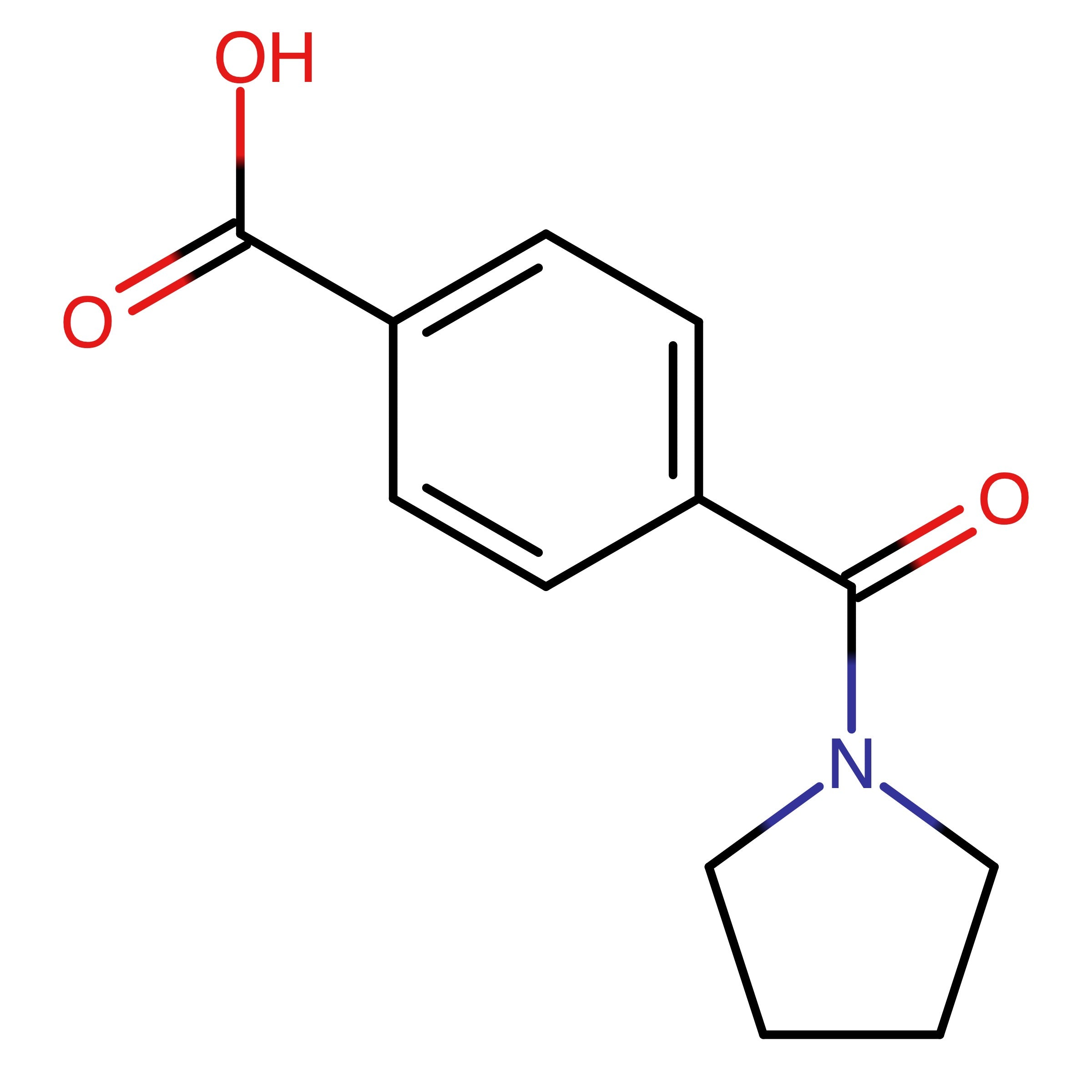 CAS 150057-97-9 | 4-(1-Pyrrolidinylcarbonyl)benzoic acid | MFCD11616868