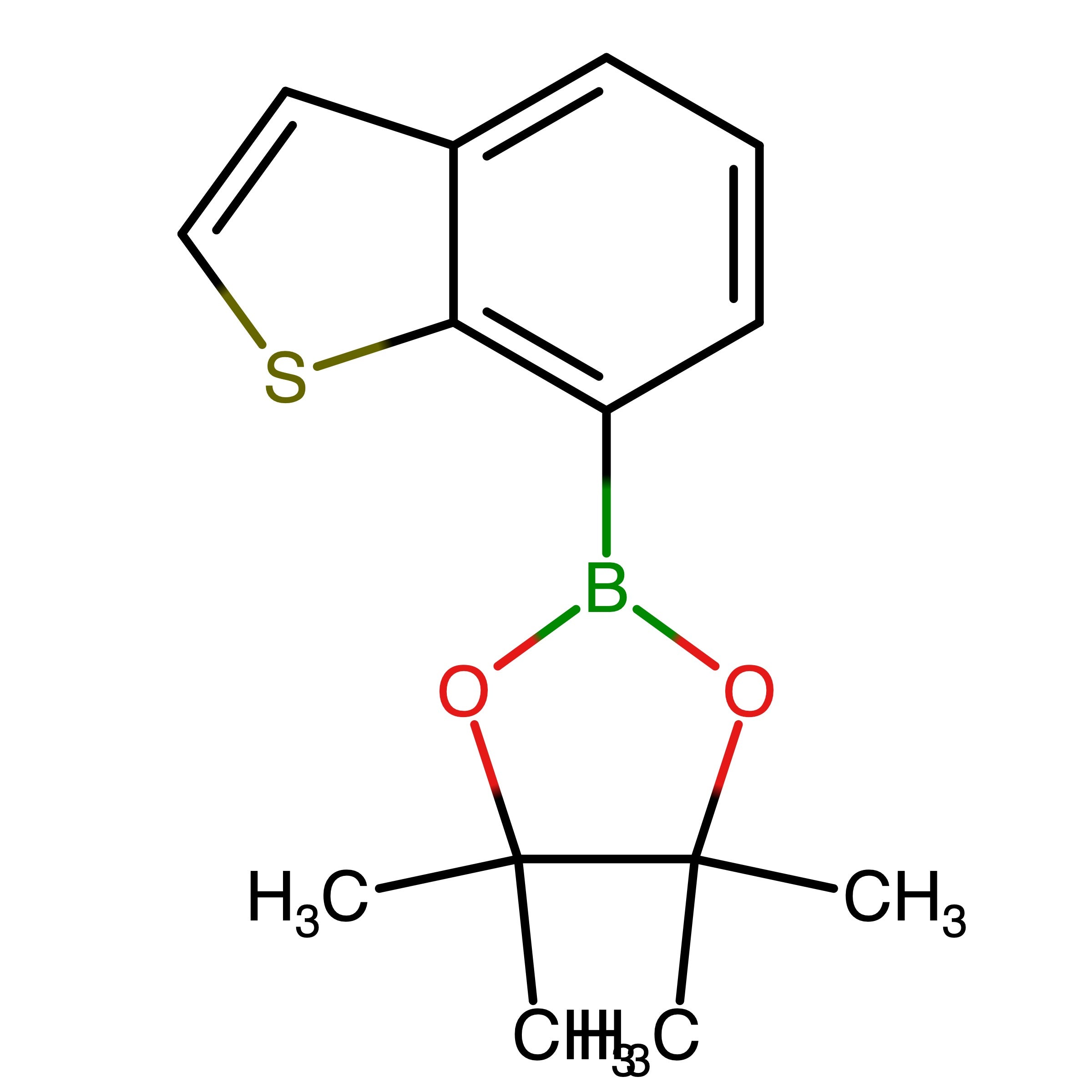 CAS 1000160-74-6 | 7-(4,4,5,5-Tetramethyl-1,3,2-dioxaborolan-2-yl)benzo[b]thiophene | MFCD16995819