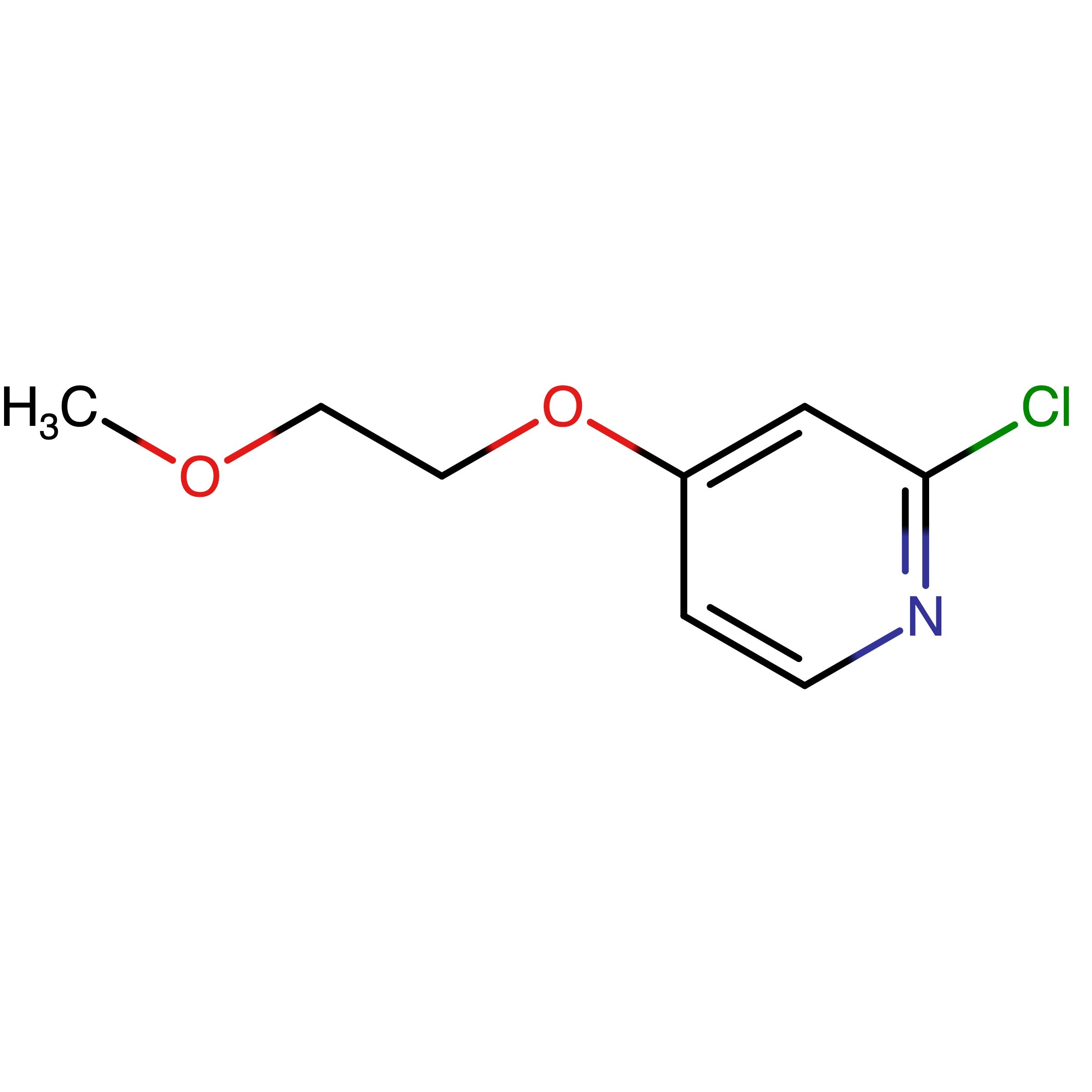 CAS 1067914-32-2 | 2-Chloro-4-(2-methoxyethoxy)pyridine
