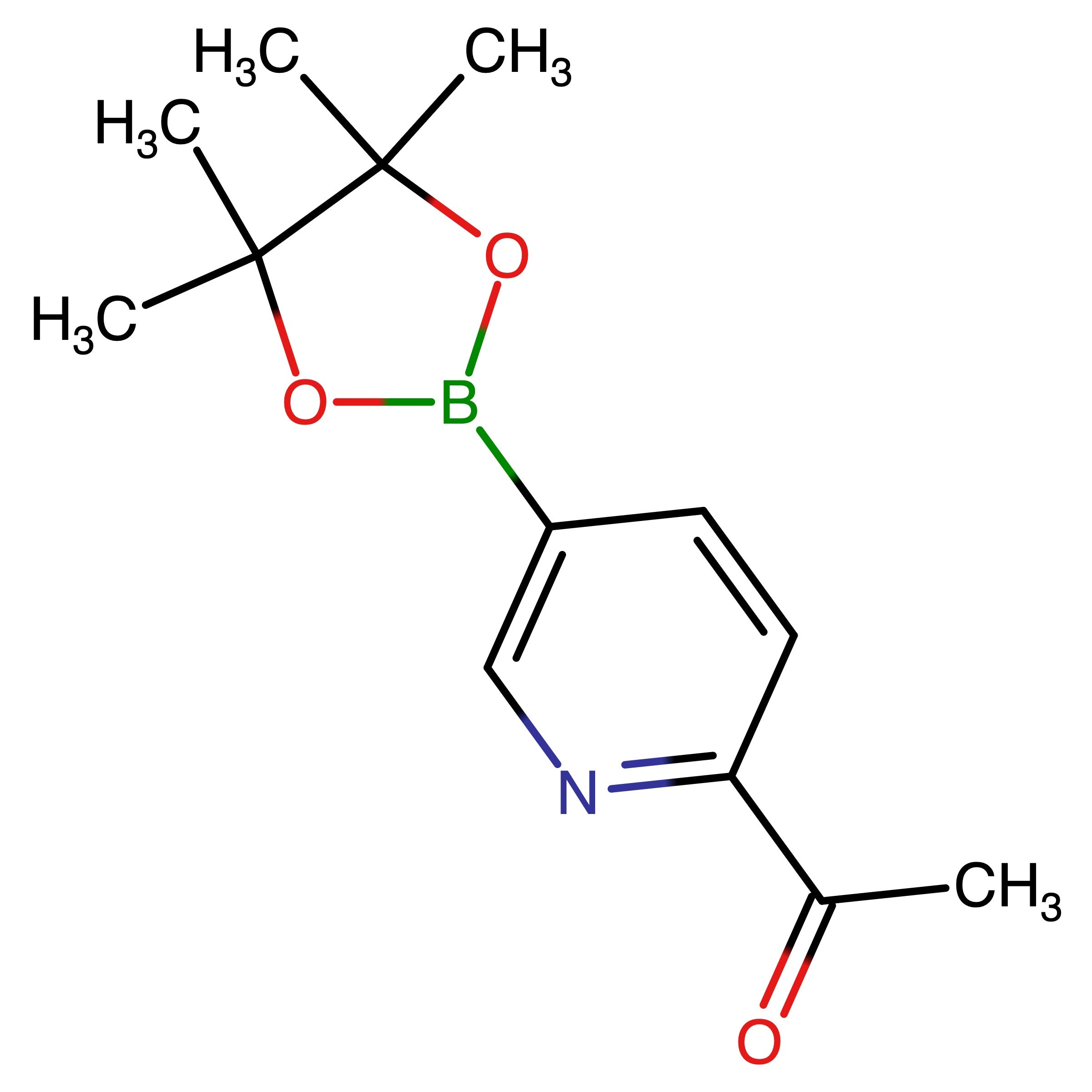 CAS 741709-59-1 | 1-[5-(4,4,5,5-Tetramethyl-1,3,2-dioxaborolan-2-yl)-2-pyridinyl]ethanone | MFCD12923434