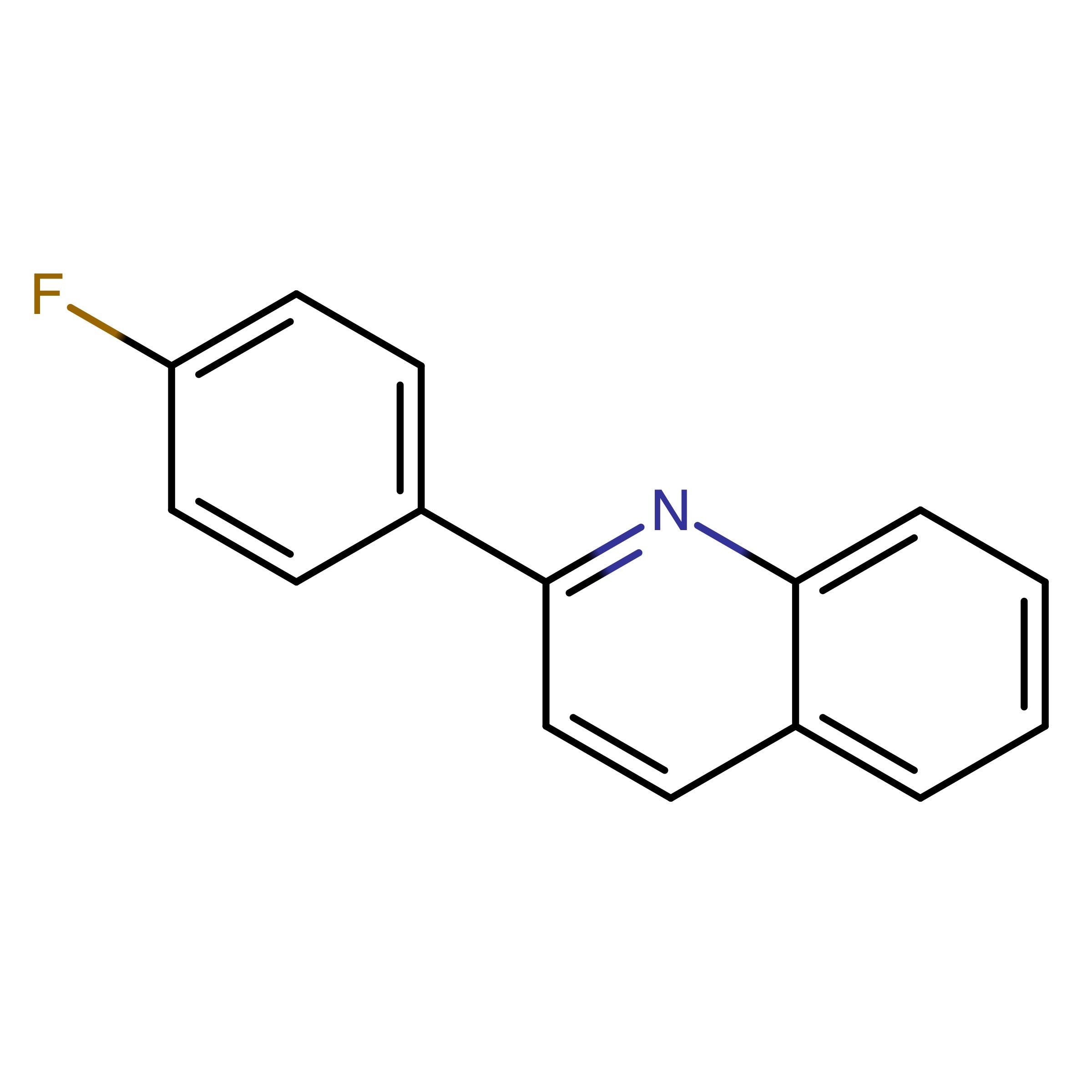 CAS 323-91-1 | 2-(4-Fluorophenyl)quinoline  | MFCD00117093
