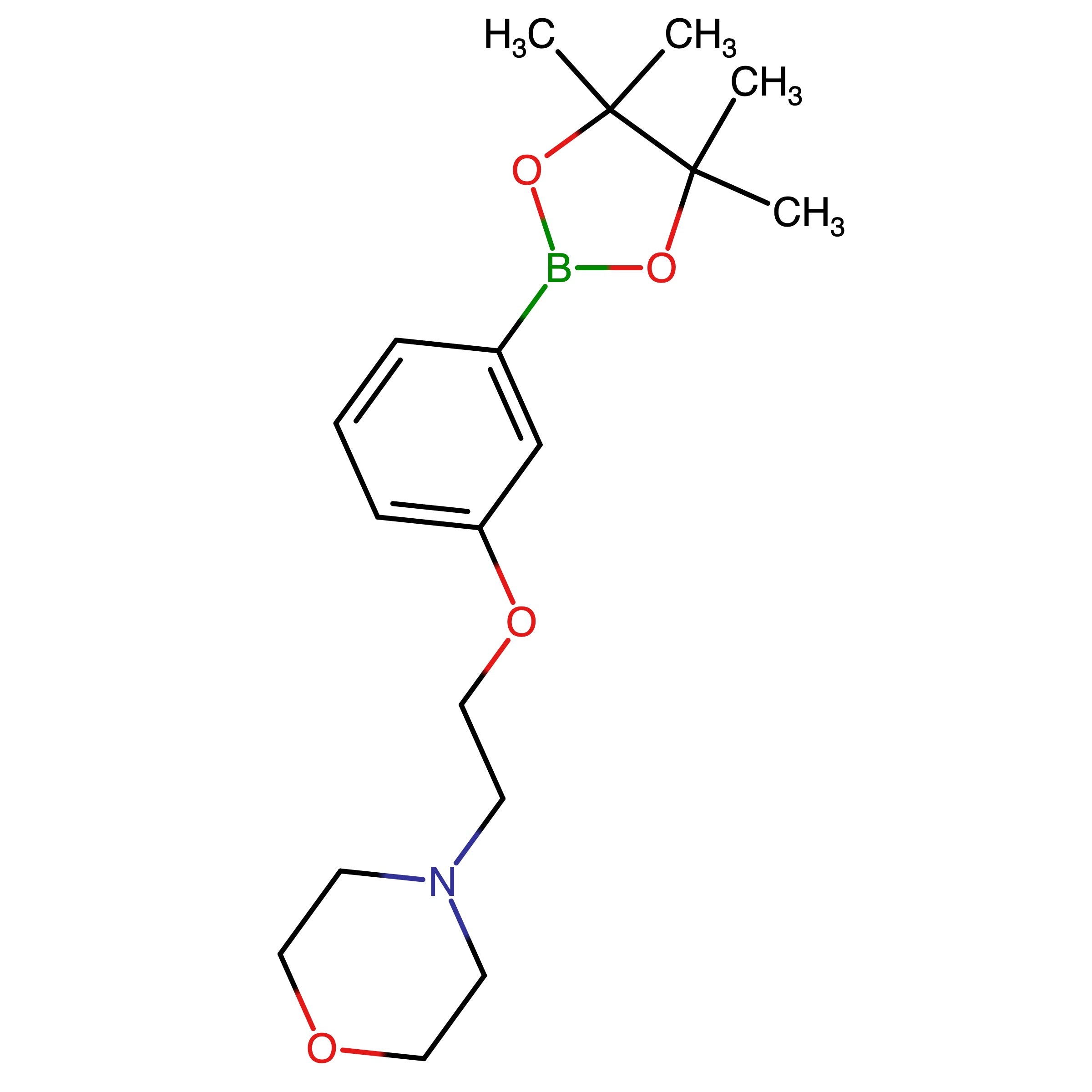 CAS 756520-70-4 | 4-[2-[3-(4,4,5,5-Tetramethyl-1,3,2-dioxaborolan-2-yl)phenoxy]ethyl]morpholine | MFCD09746214