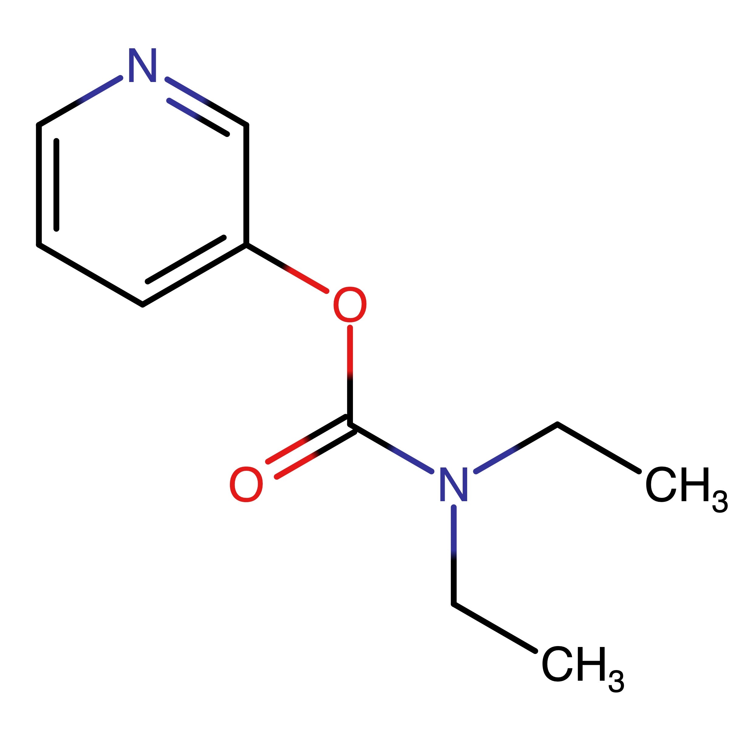 CAS 51581-40-9 | 3-Pyridinyl N,N-diethylcarbamate | MFCD03788469
