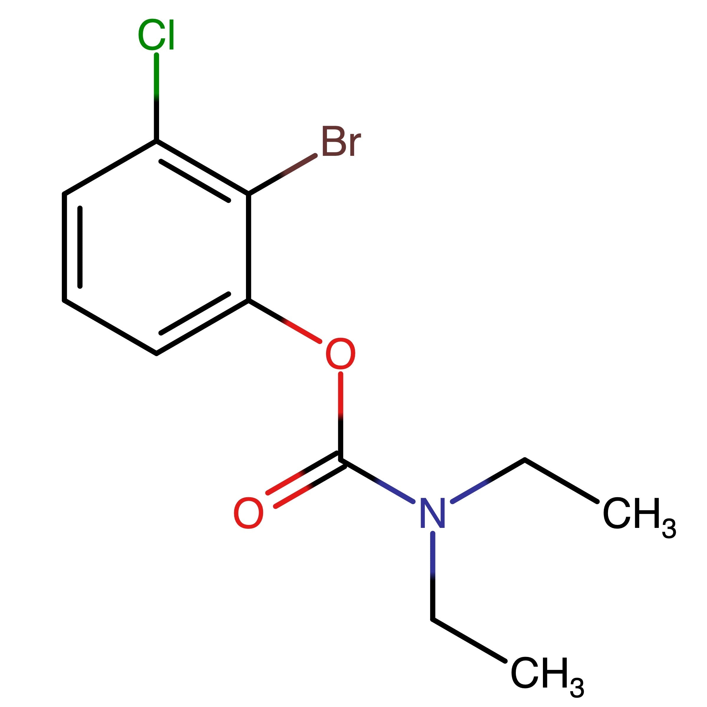 CAS 863870-78-4 | 2-Bromo-3-chlorophenyl diethylcarbamate