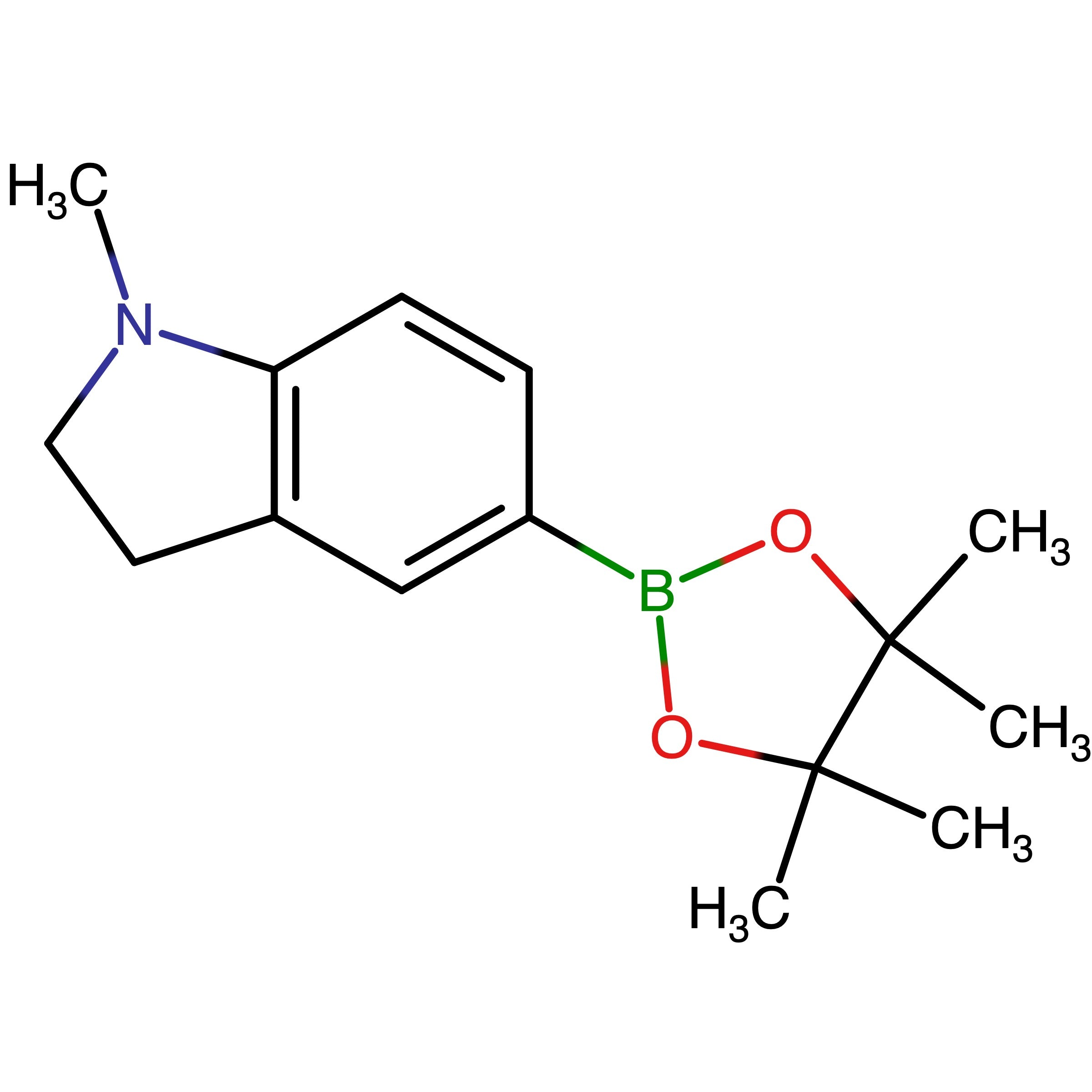 CAS 934570-43-1 | 1-Methyl-5-(4,4,5,5-tetramethyl-1,3,2-dioxaborolan-2-yl)indoline | MFCD09879913
