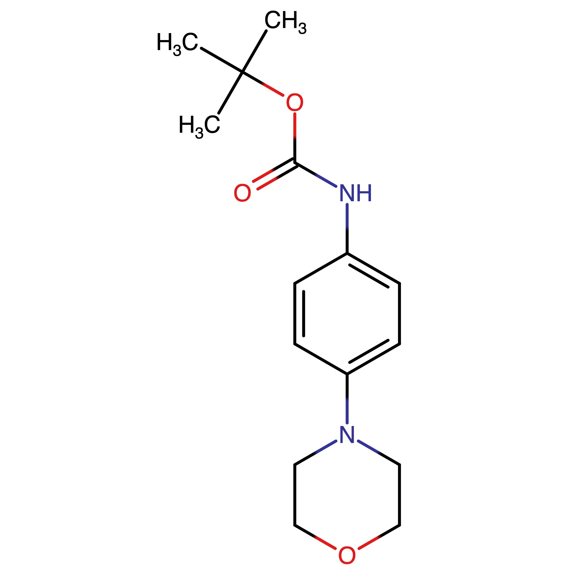 CAS 564483-40-5 | 1,1-Dimethylethyl N-[4-(4-morpholinyl)phenyl]carbamate | MFCD21170457