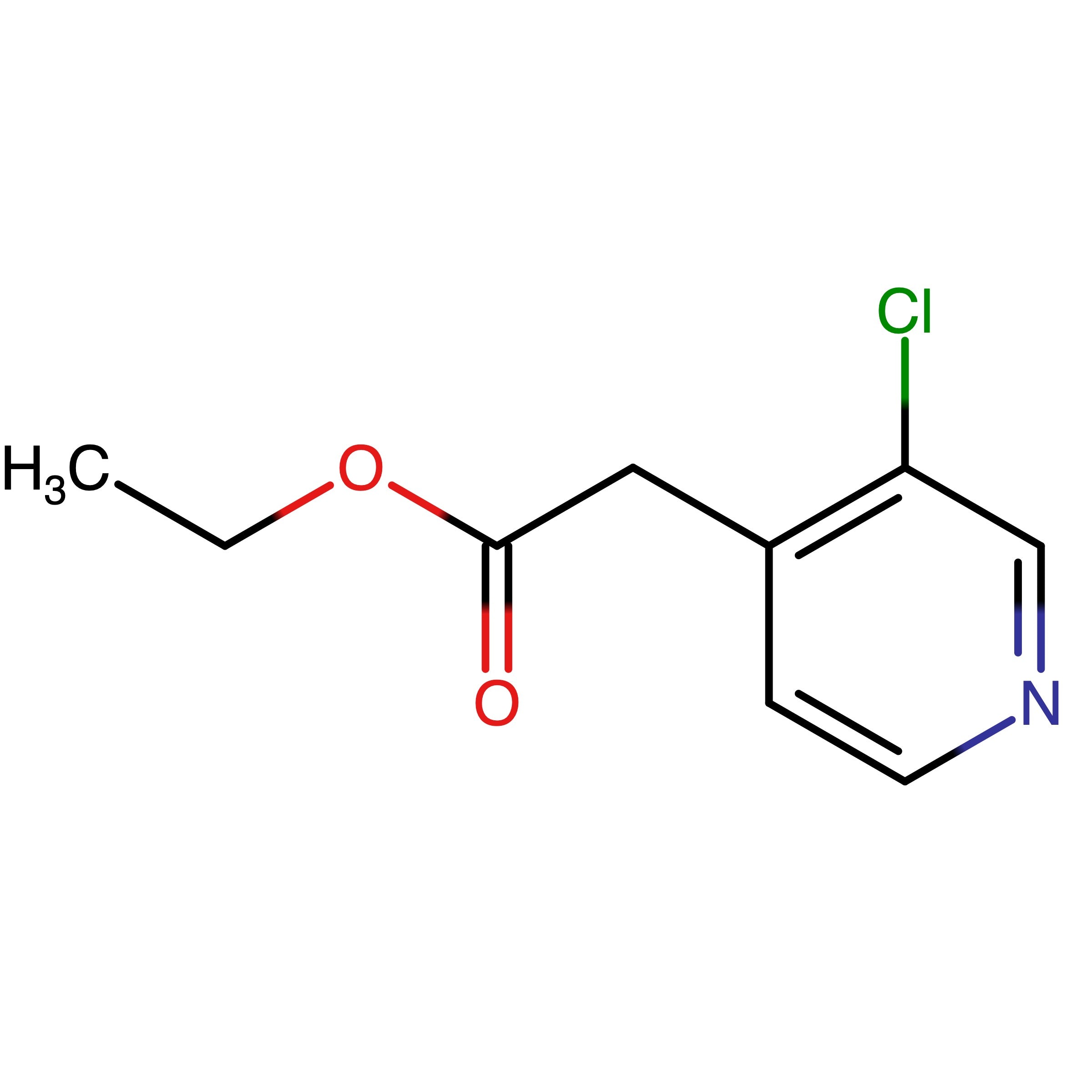 CAS 1236306-08-3 | Ethyl 3-chloro-4-pyridineacetate | MFCD16660092